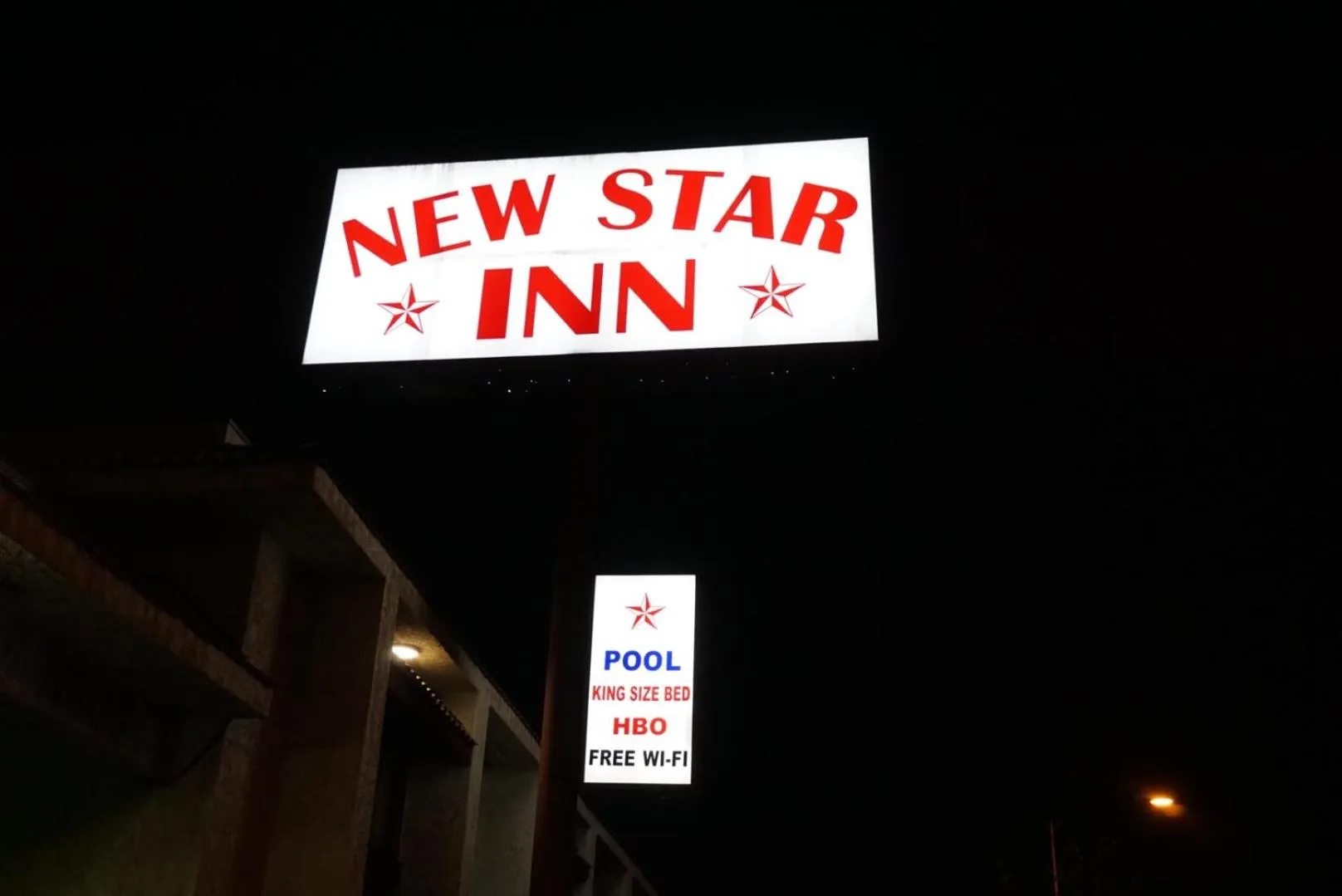 Property logo or sign in New Star Inn El Monte, CA - Los Angeles
