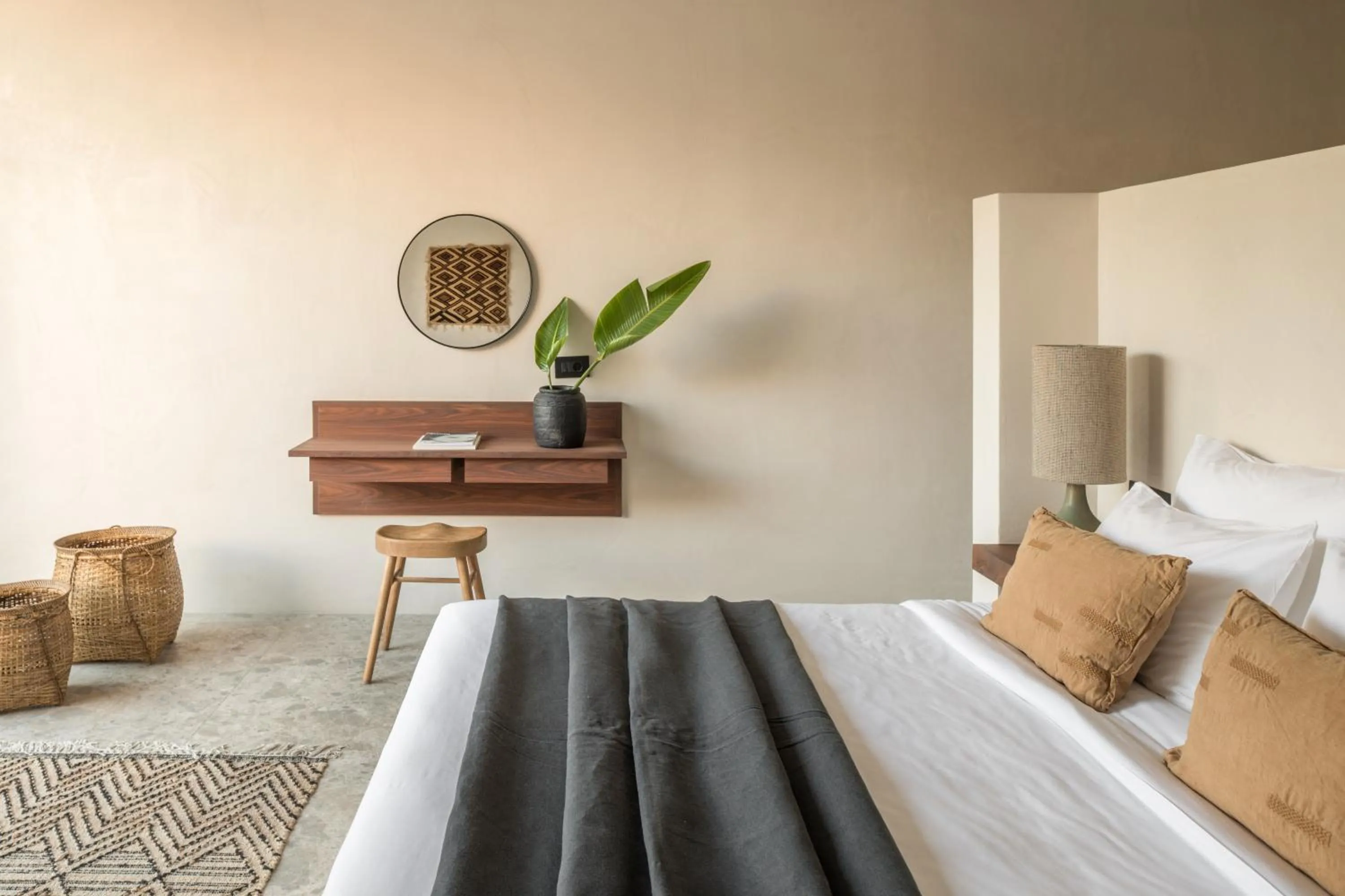 Bed in Lindos Aqua Terra