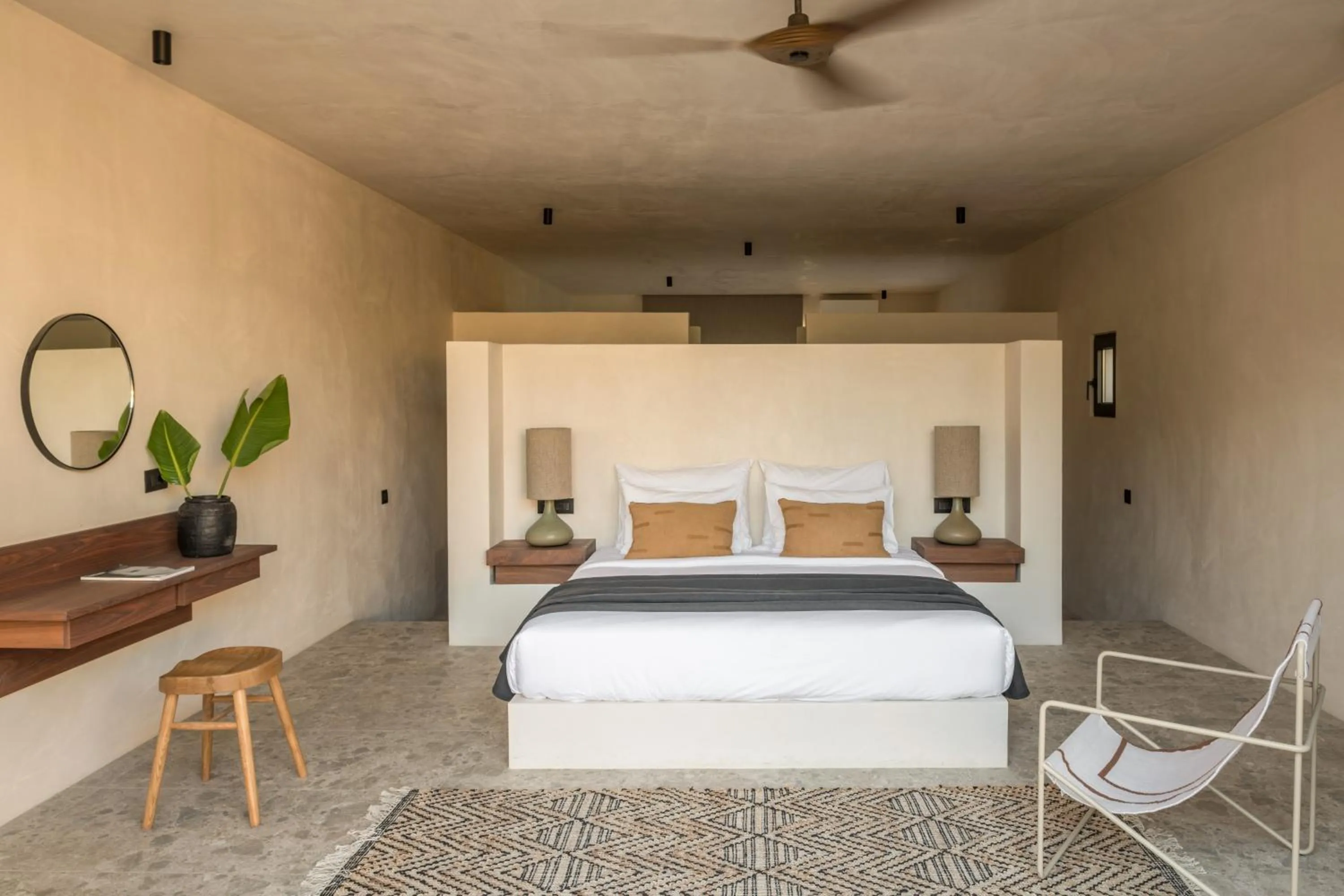 Bed in Lindos Aqua Terra