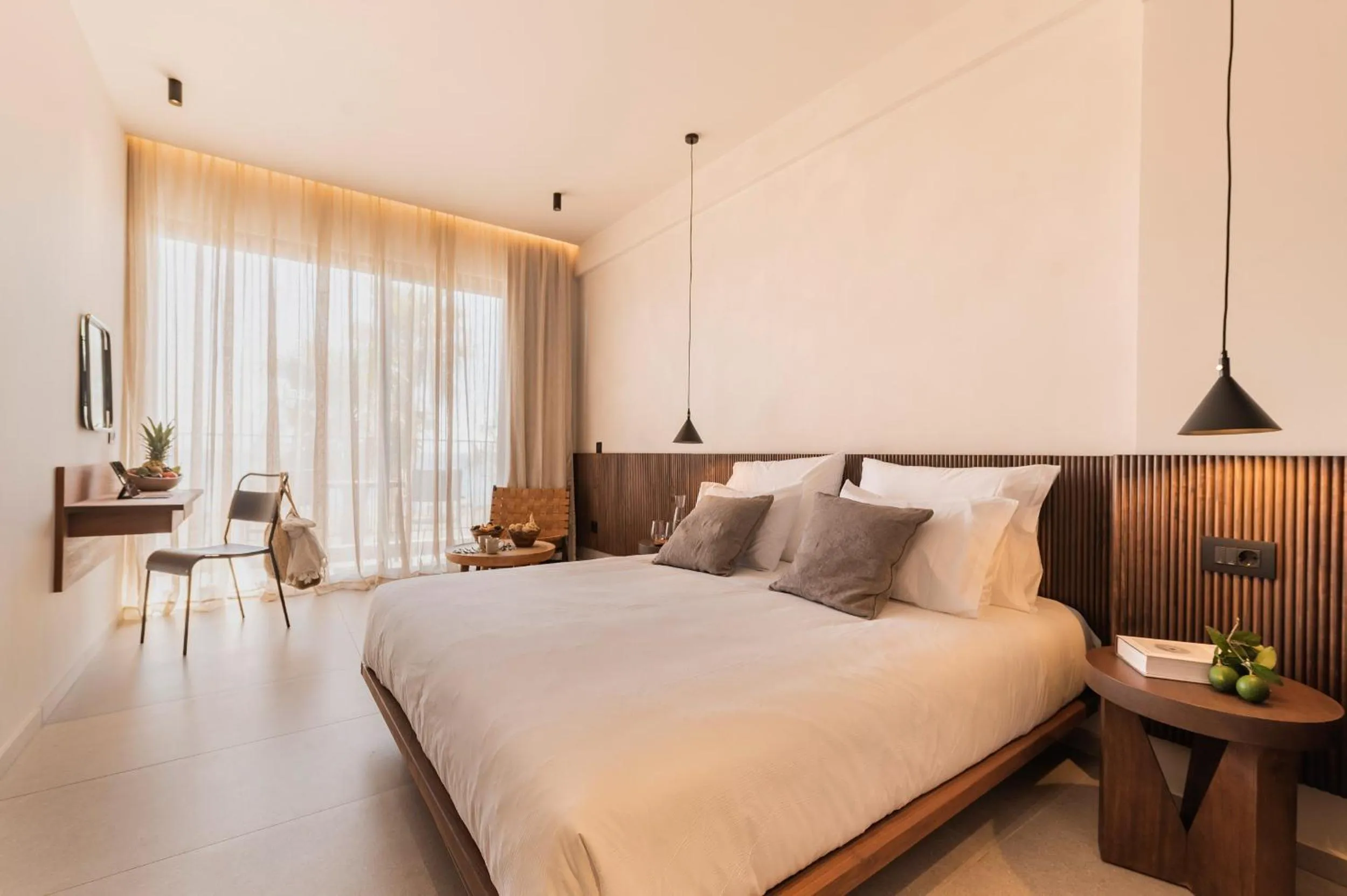 Bed in Lindos Aqua Terra