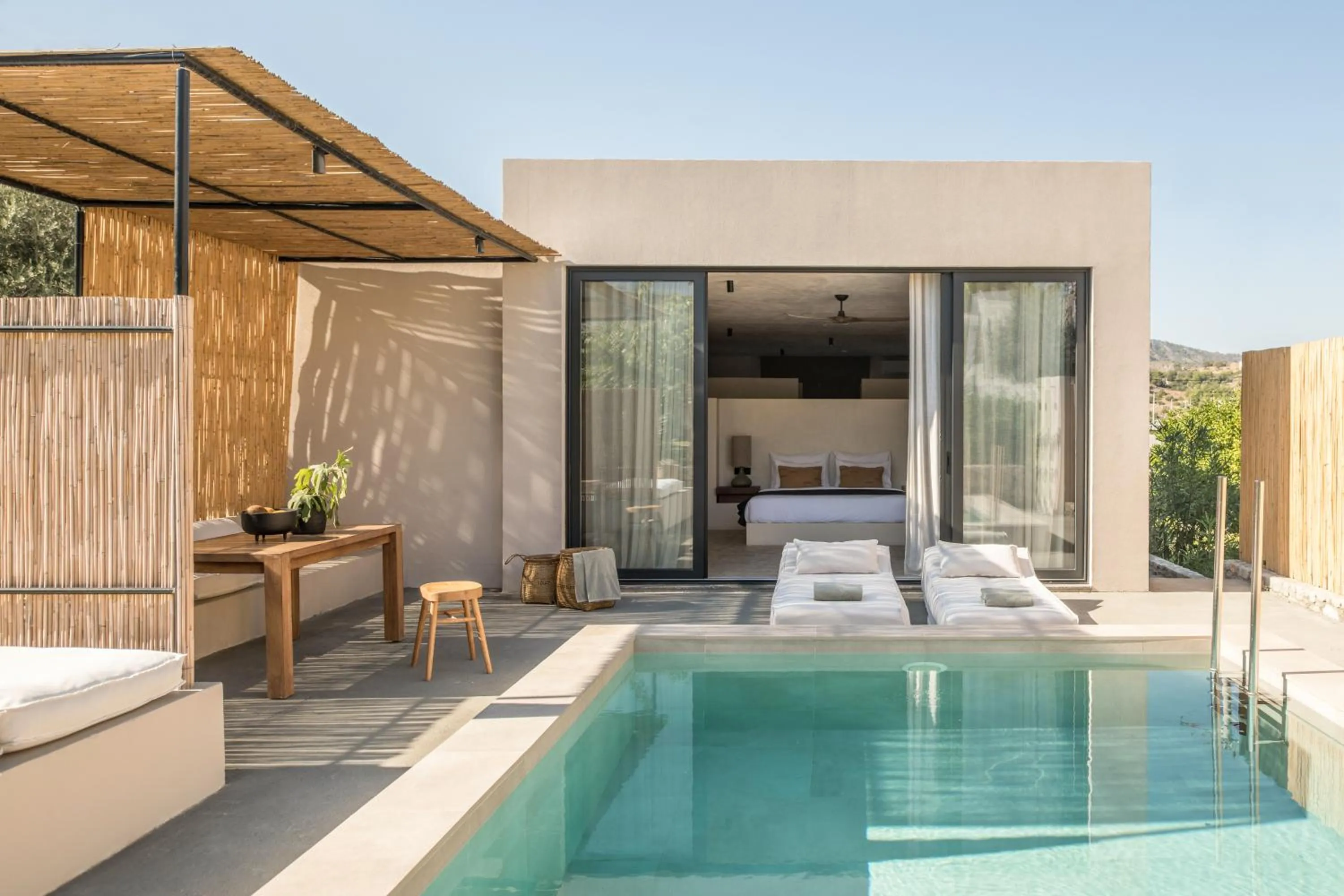 Patio in Lindos Aqua Terra