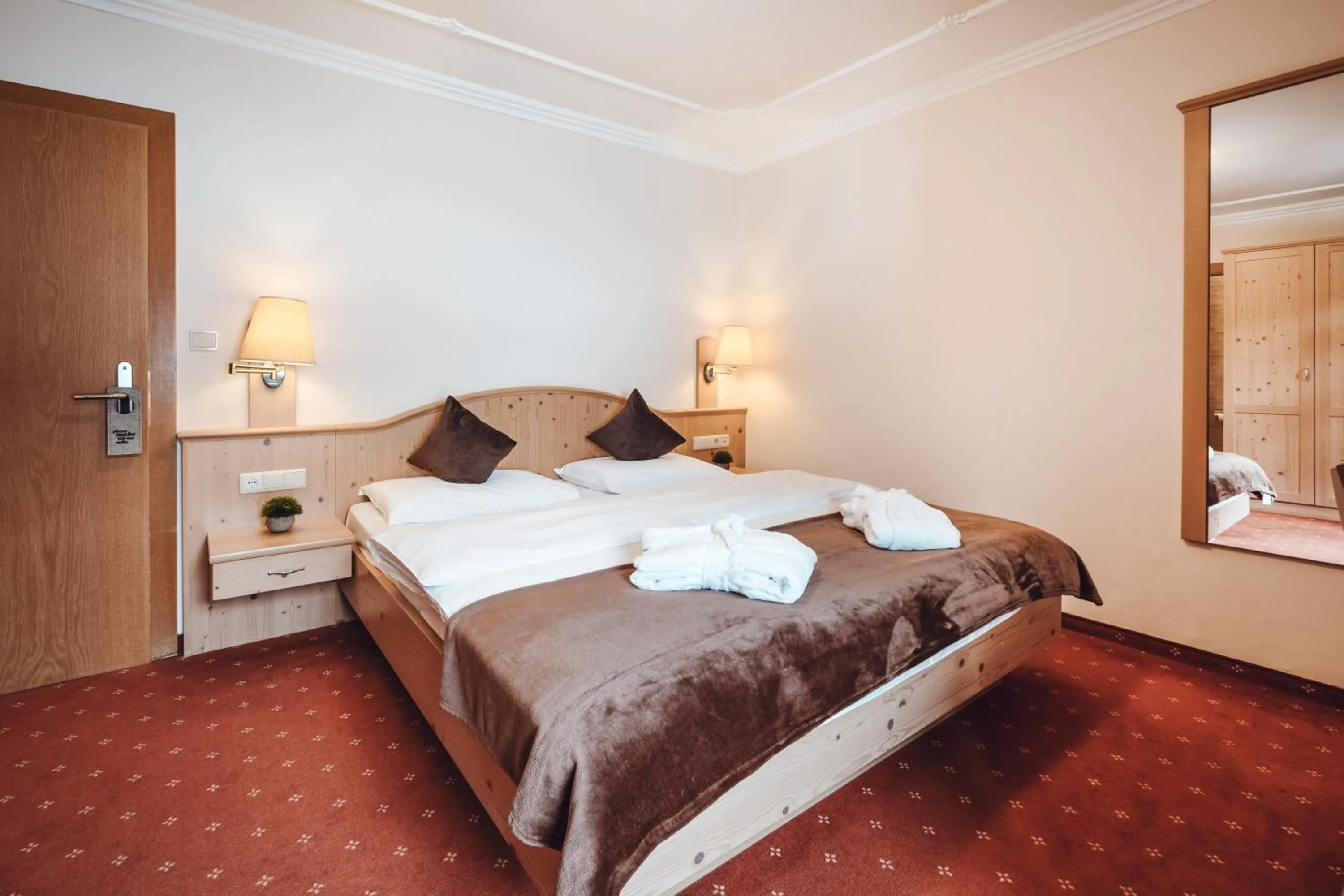 Bed in Hotel Plan de Gralba - das Berghotel