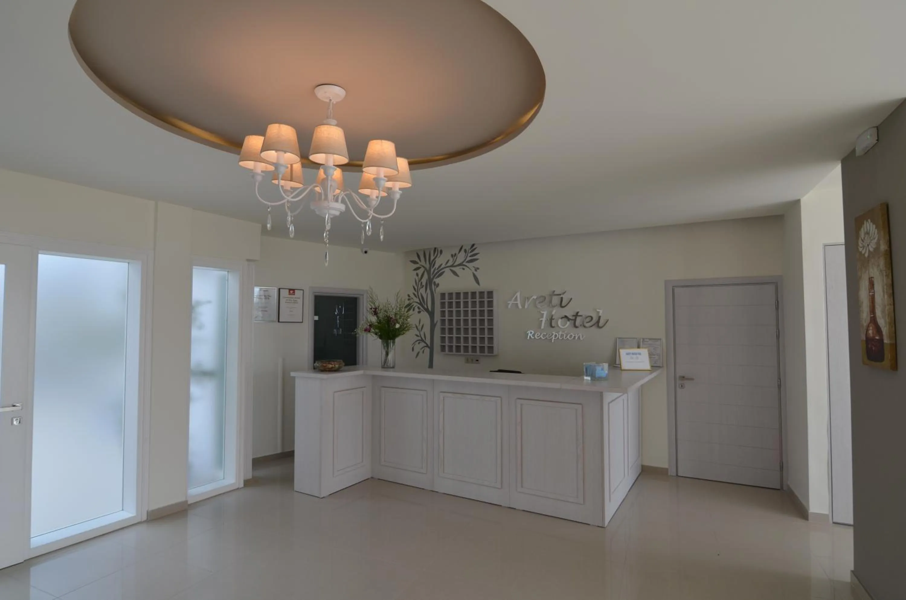 Lobby or reception in Areti Hotel