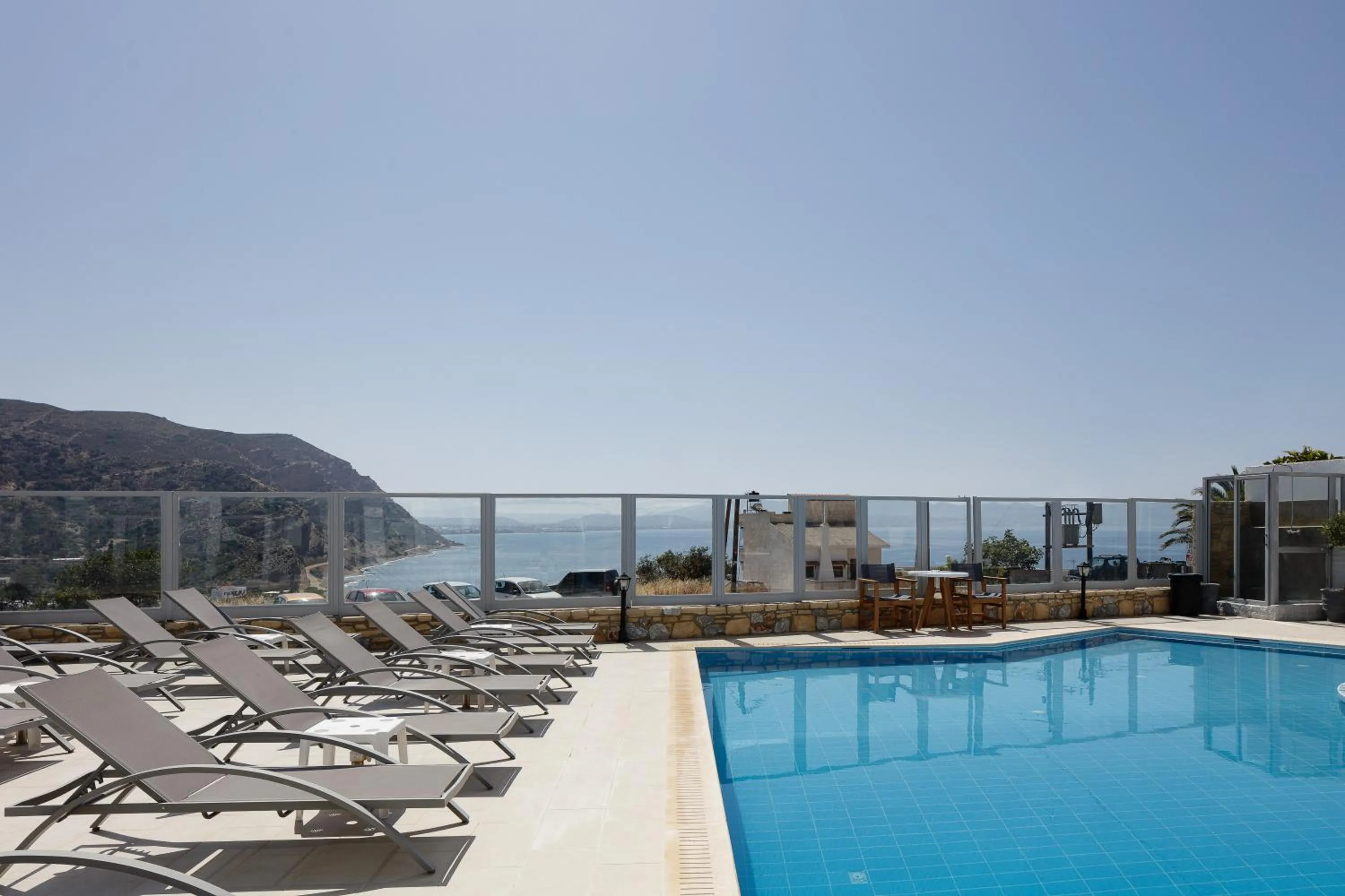 Pool view in Areti Hotel