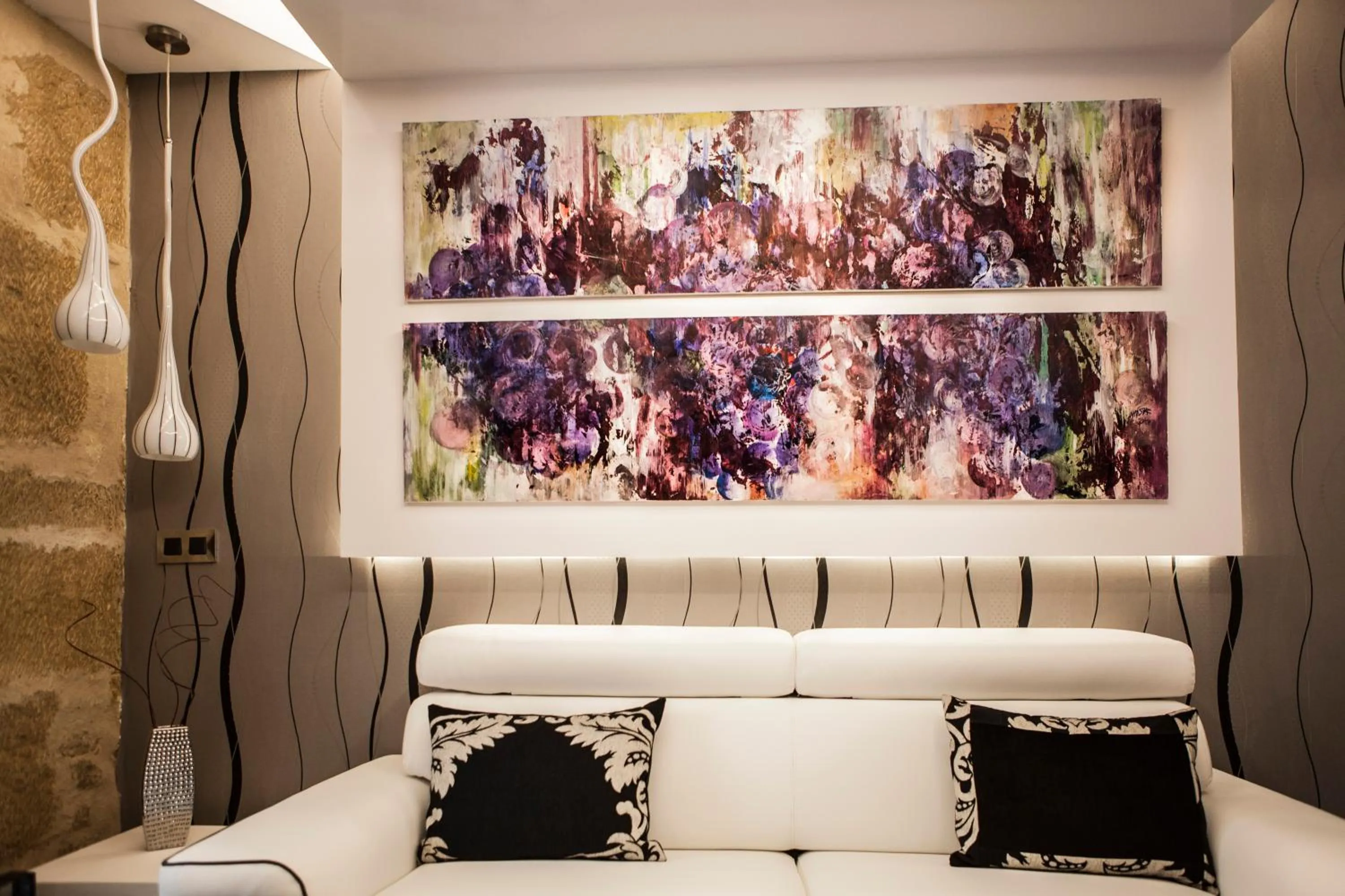 Living room in Wine & Soul Suites