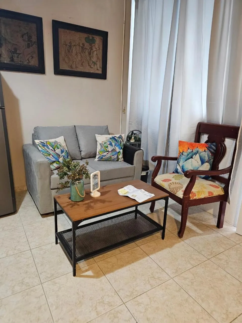 Seating area in Apartamento Costa Azul en El Pueblito