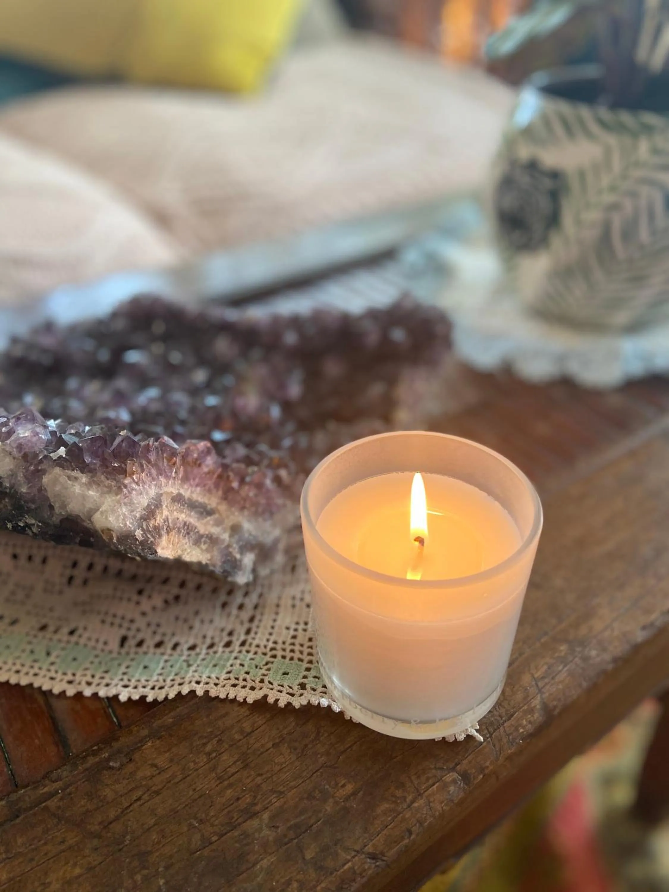 Living room in Boho Beach House - Beach location