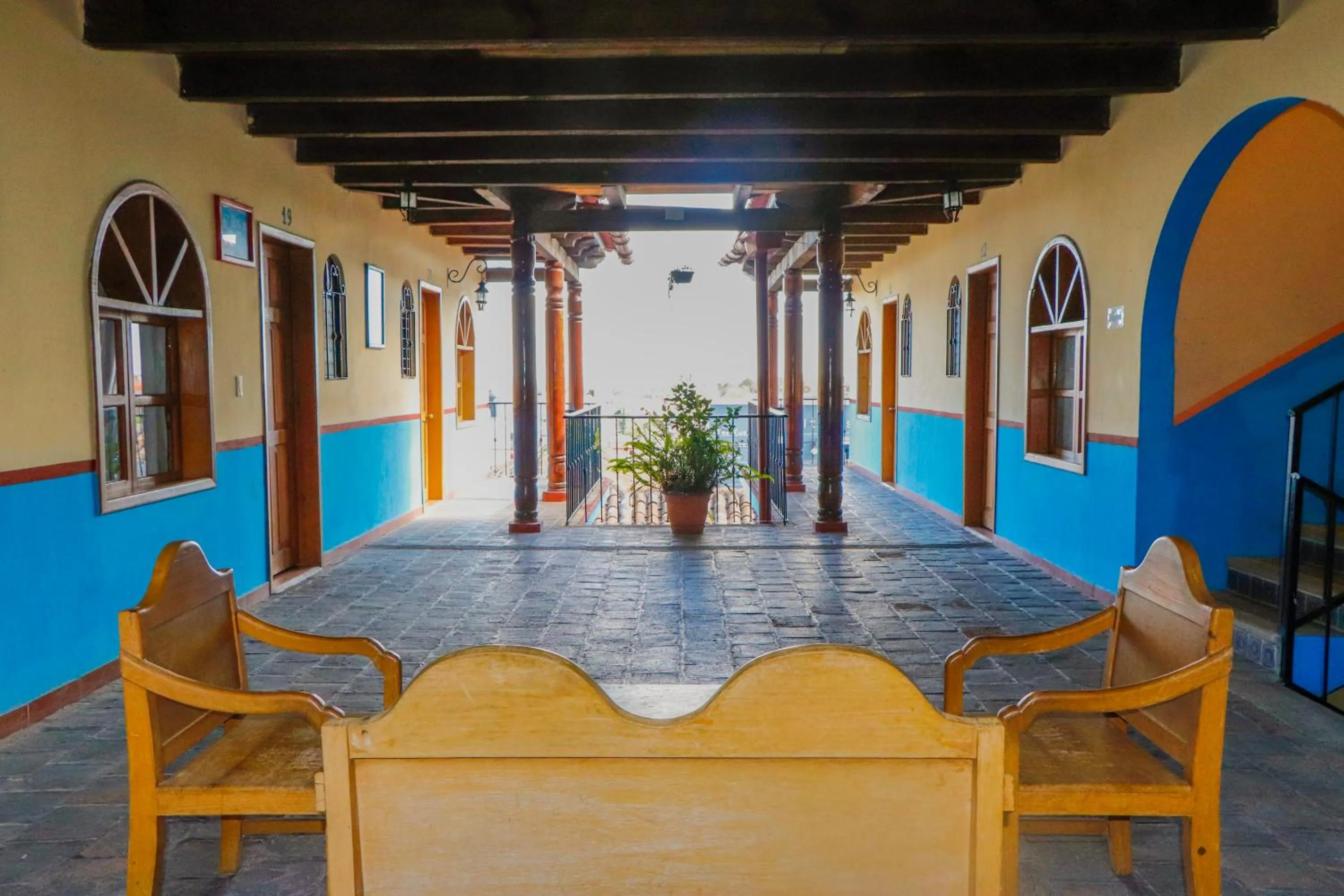 Living room in MESÓN DE LOS ÁNGELES