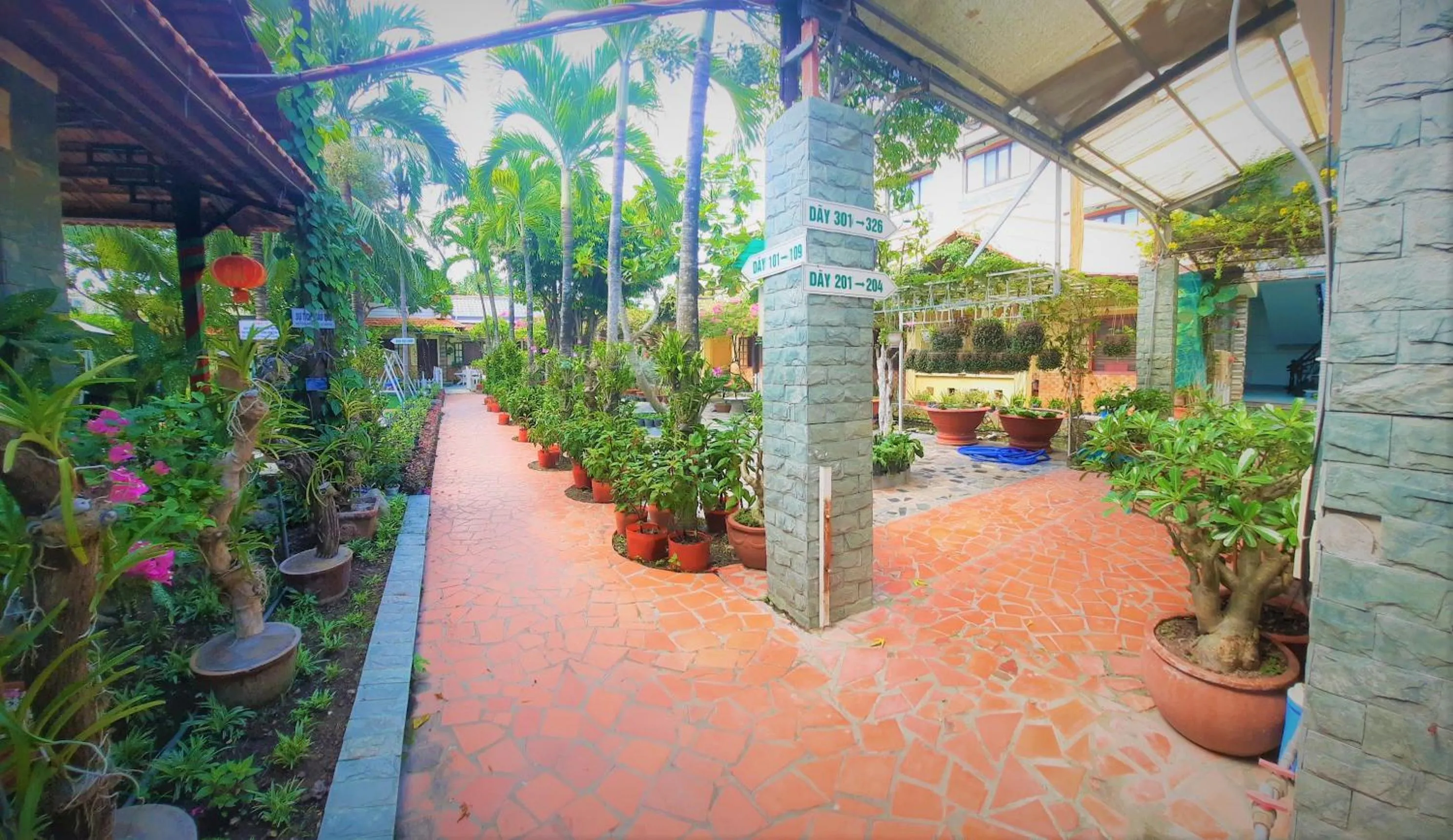 Patio in Thanh Dat Resort