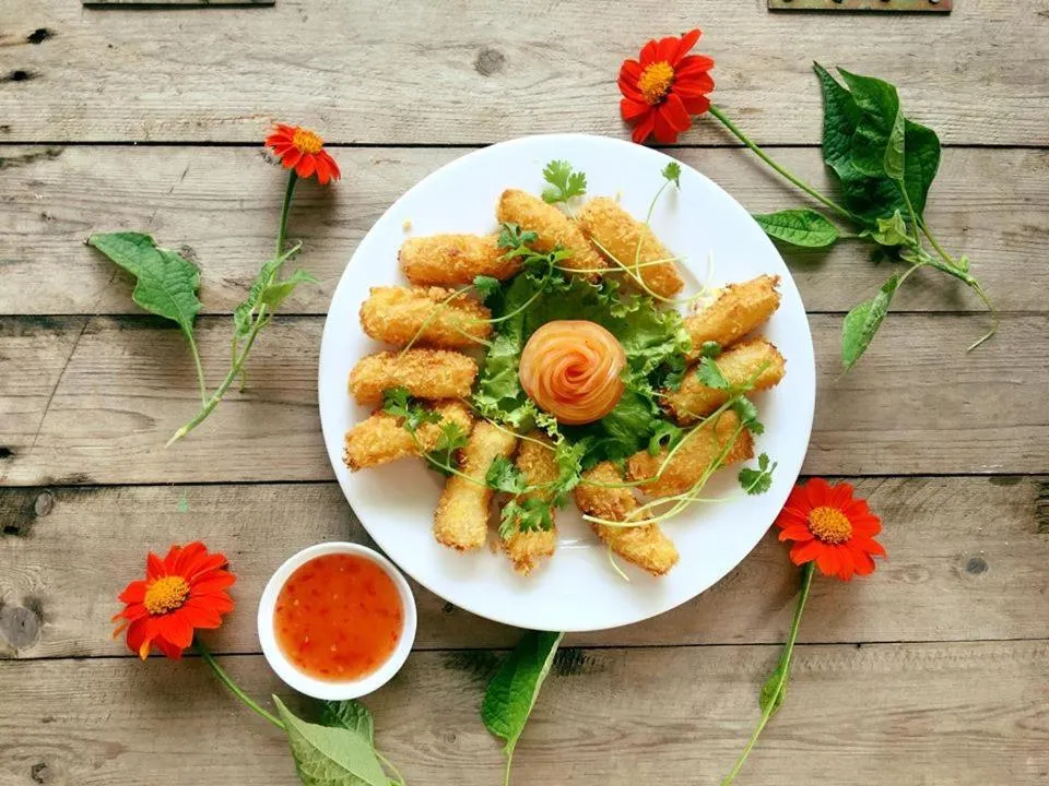 Food and drinks in Thanh Dat Resort