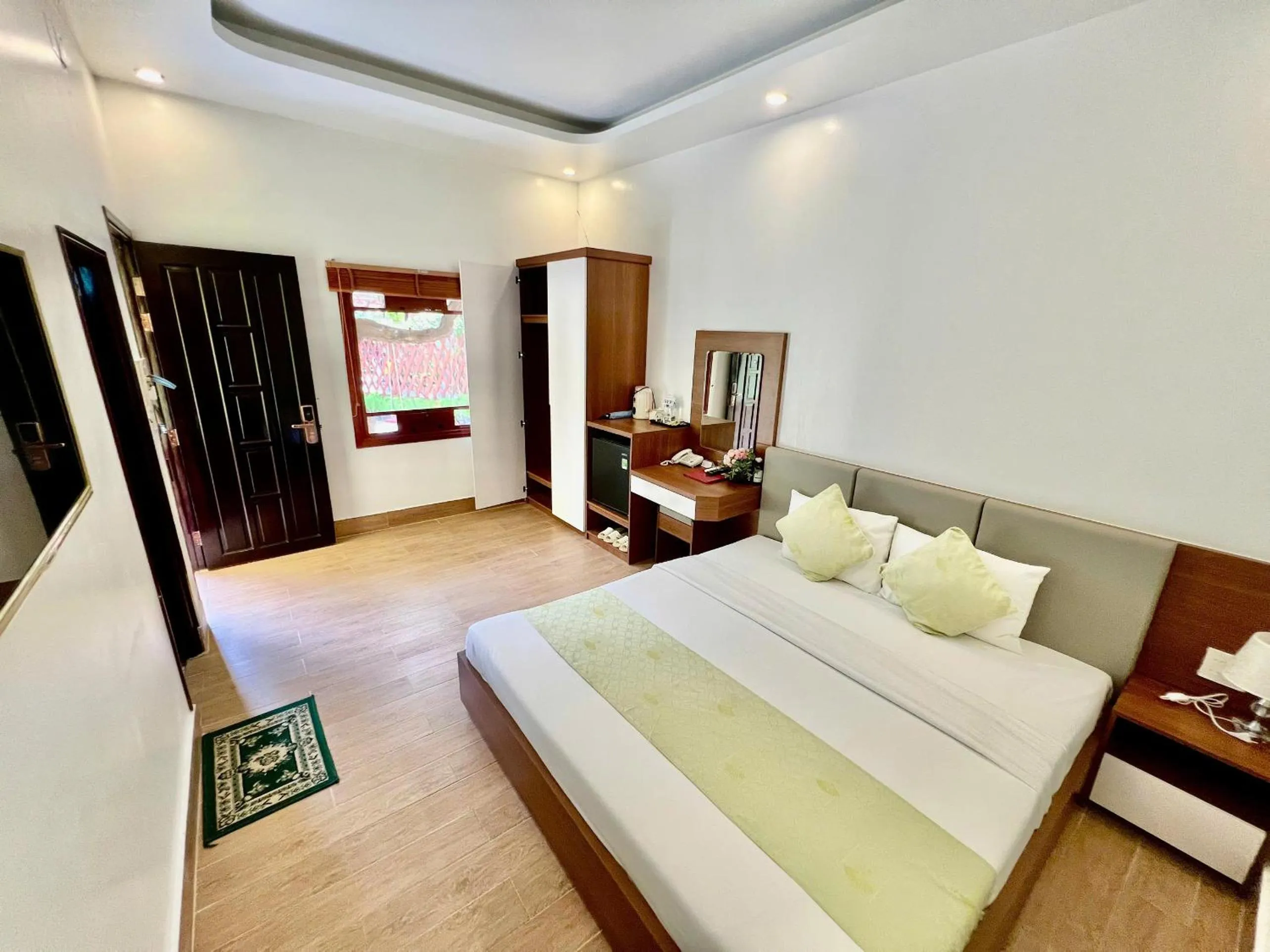 Bed in Thanh Dat Resort