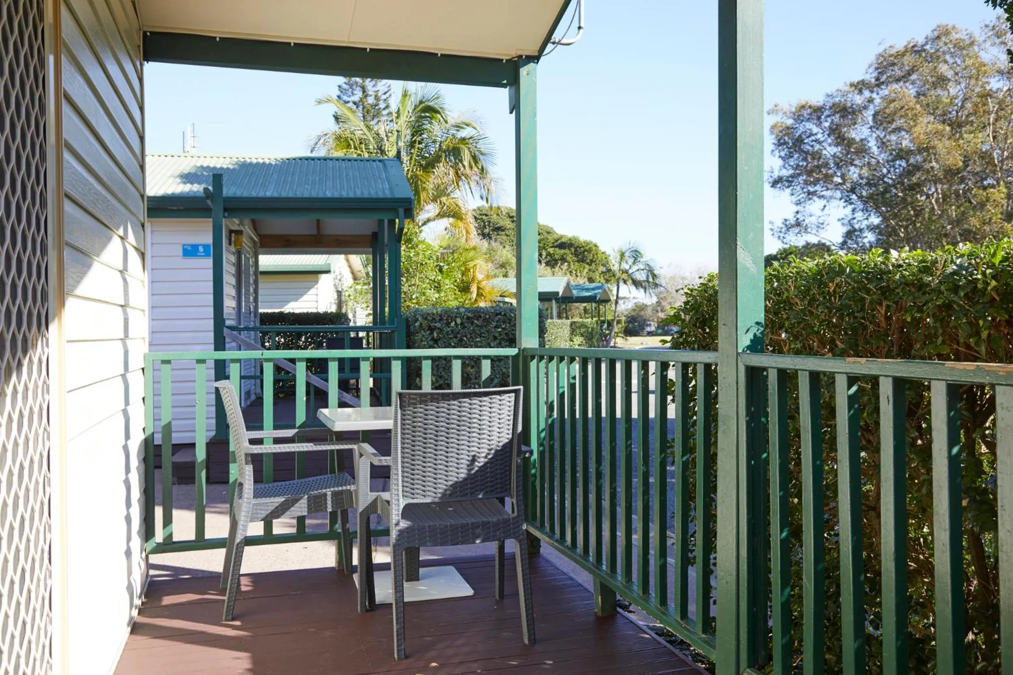 Balcony/Terrace in Hat Head Holiday Park