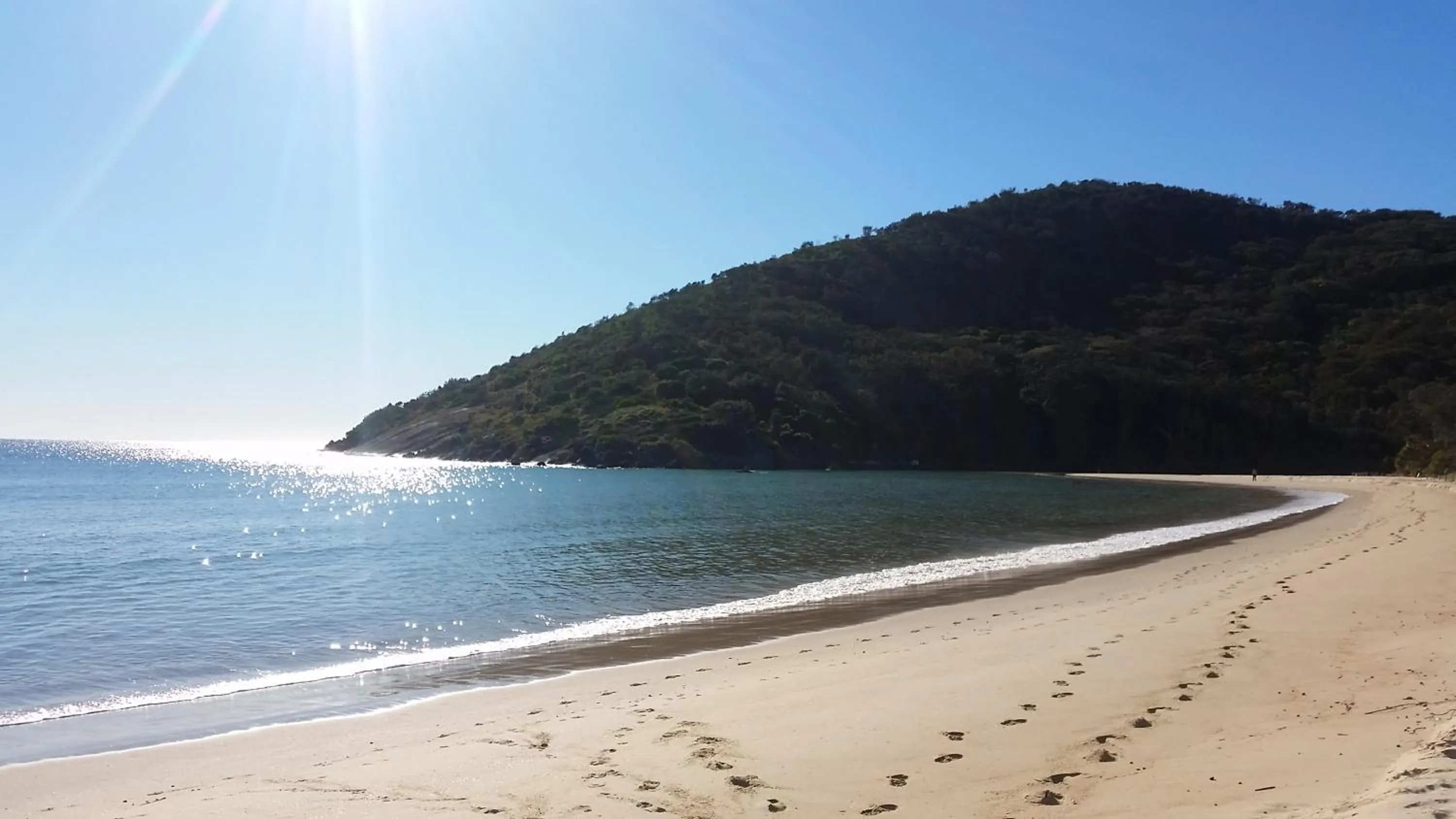 Beach in Hat Head Holiday Park
