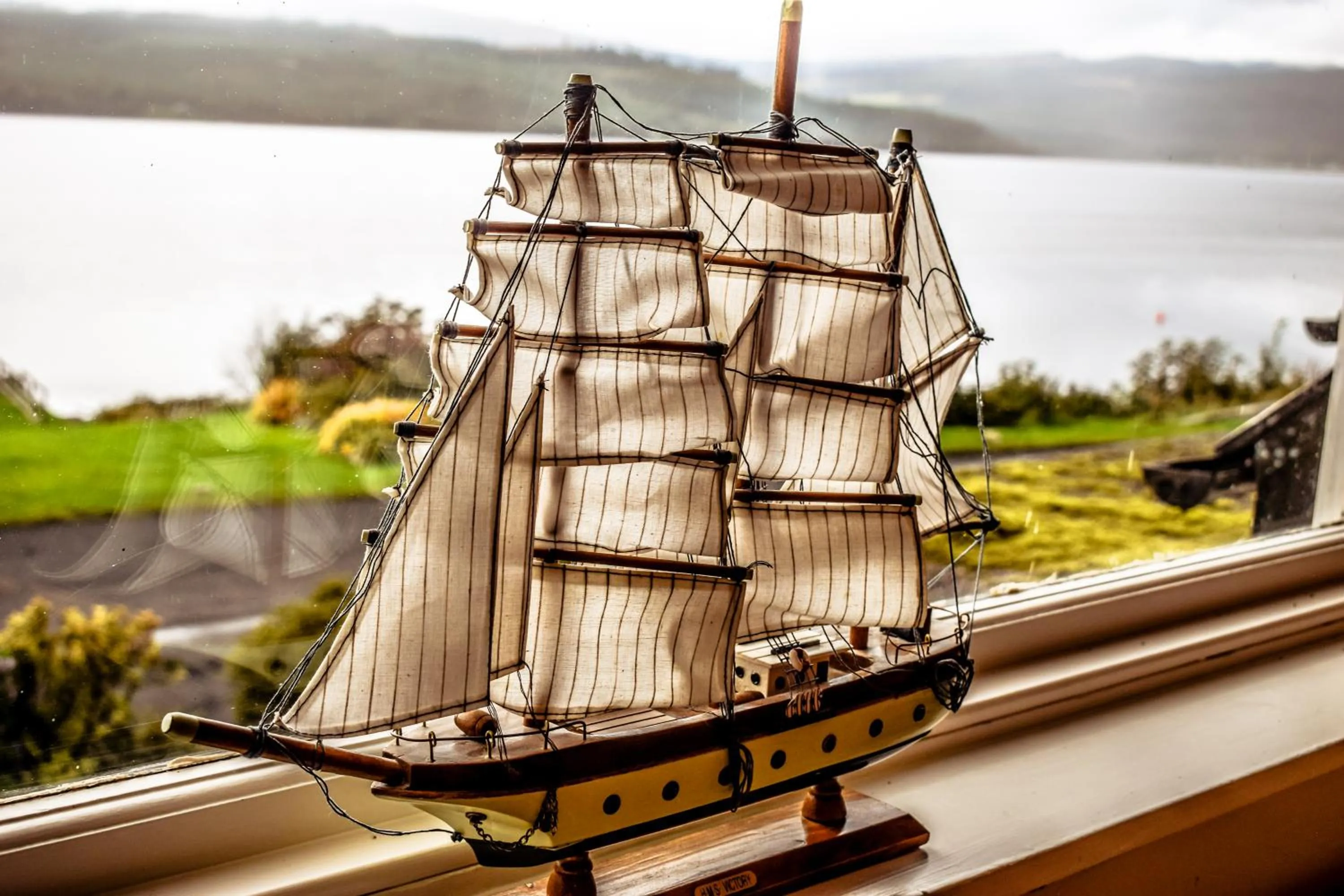 Decorative detail in The Creggans Inn