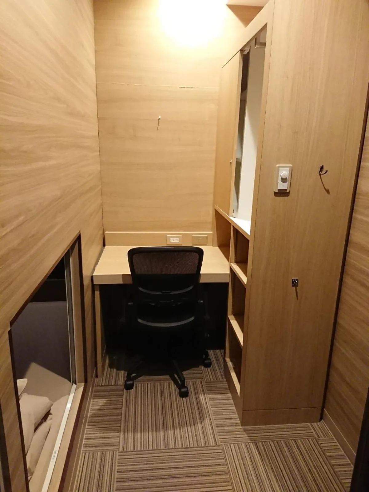 Photo of the whole room in Capsule Hotel Anshin Oyado Premium Resort Kyoto Shijo Karasuma