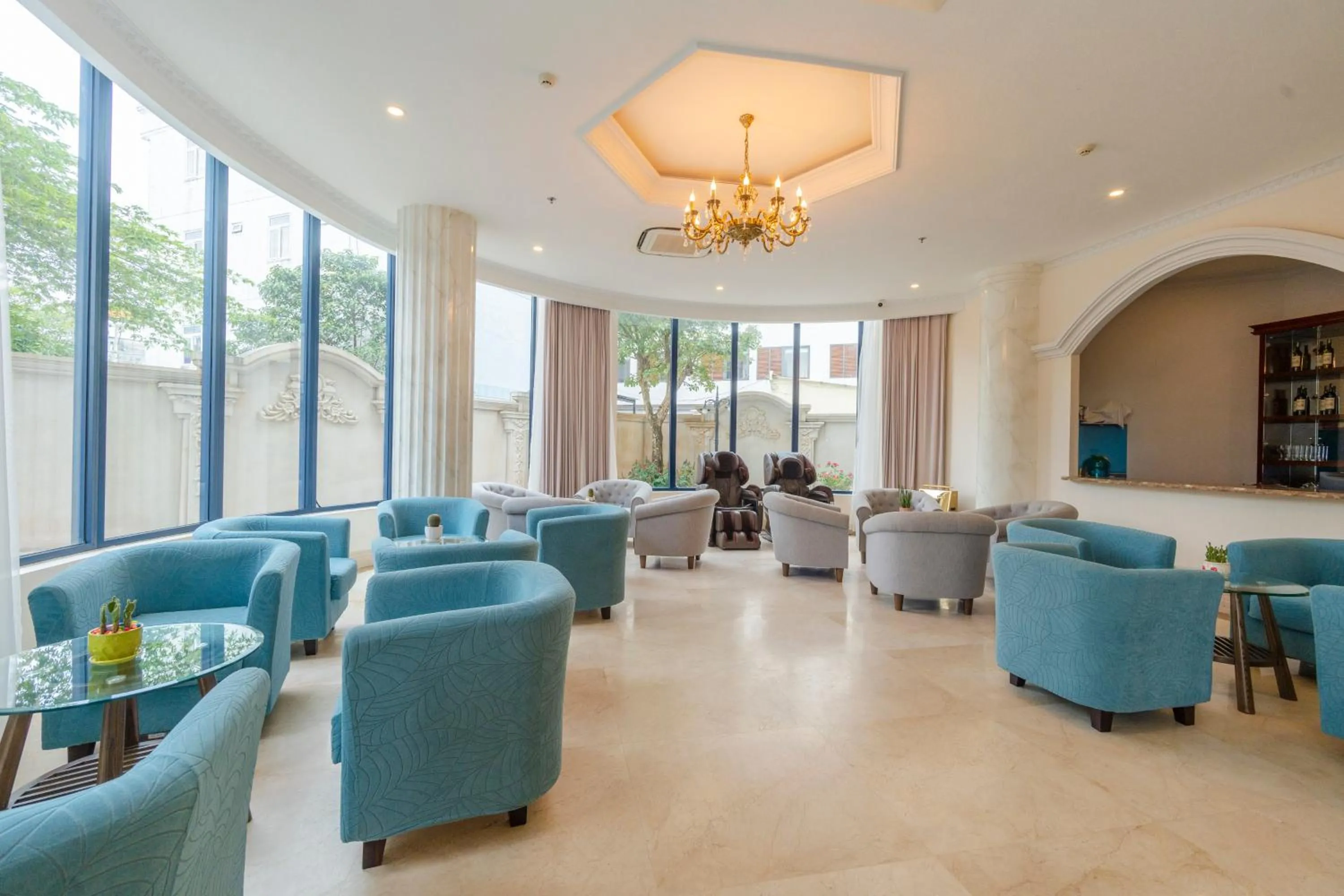 Lobby or reception in Thien Thanh Resort