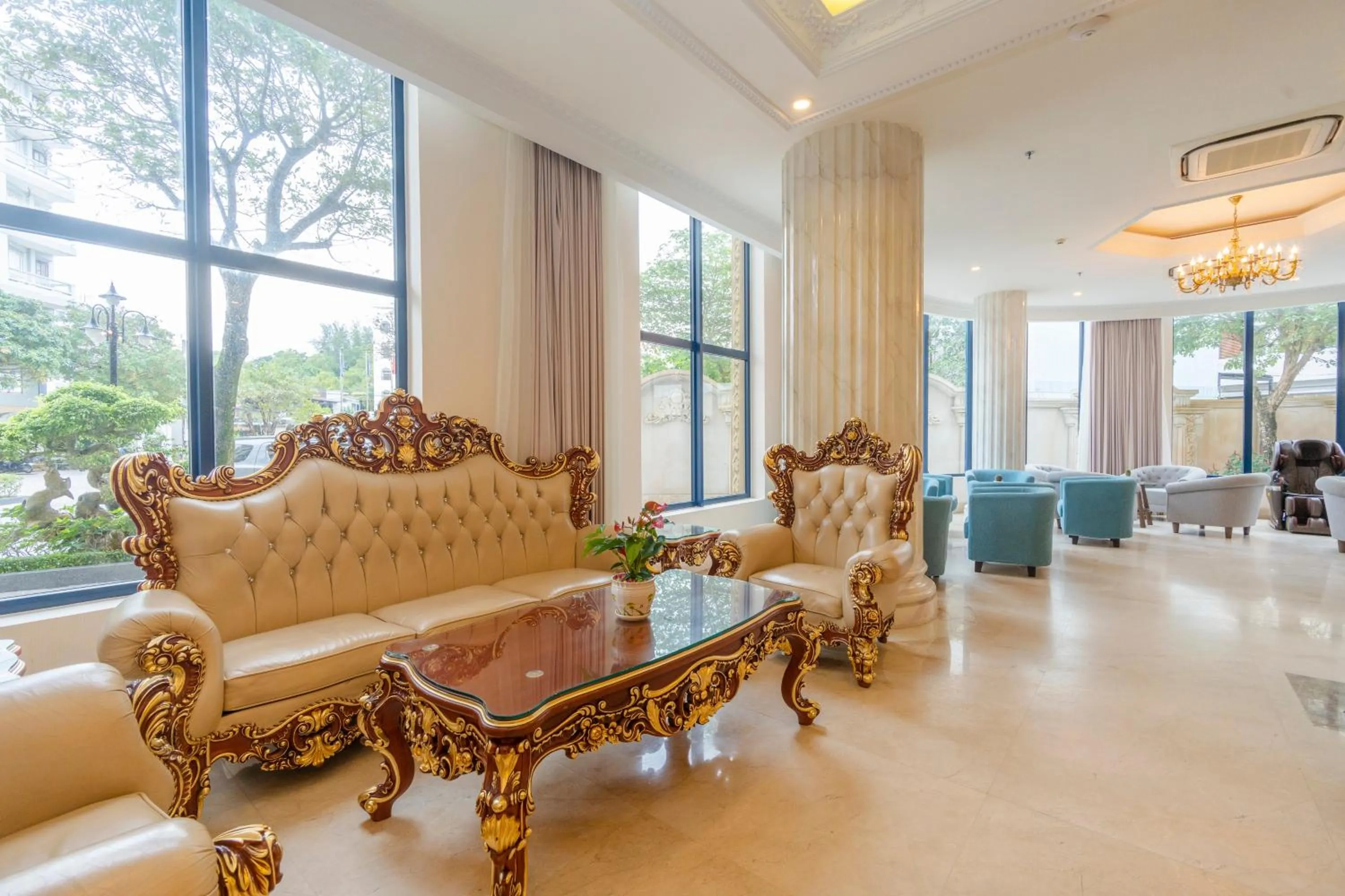 Lobby or reception in Thien Thanh Resort