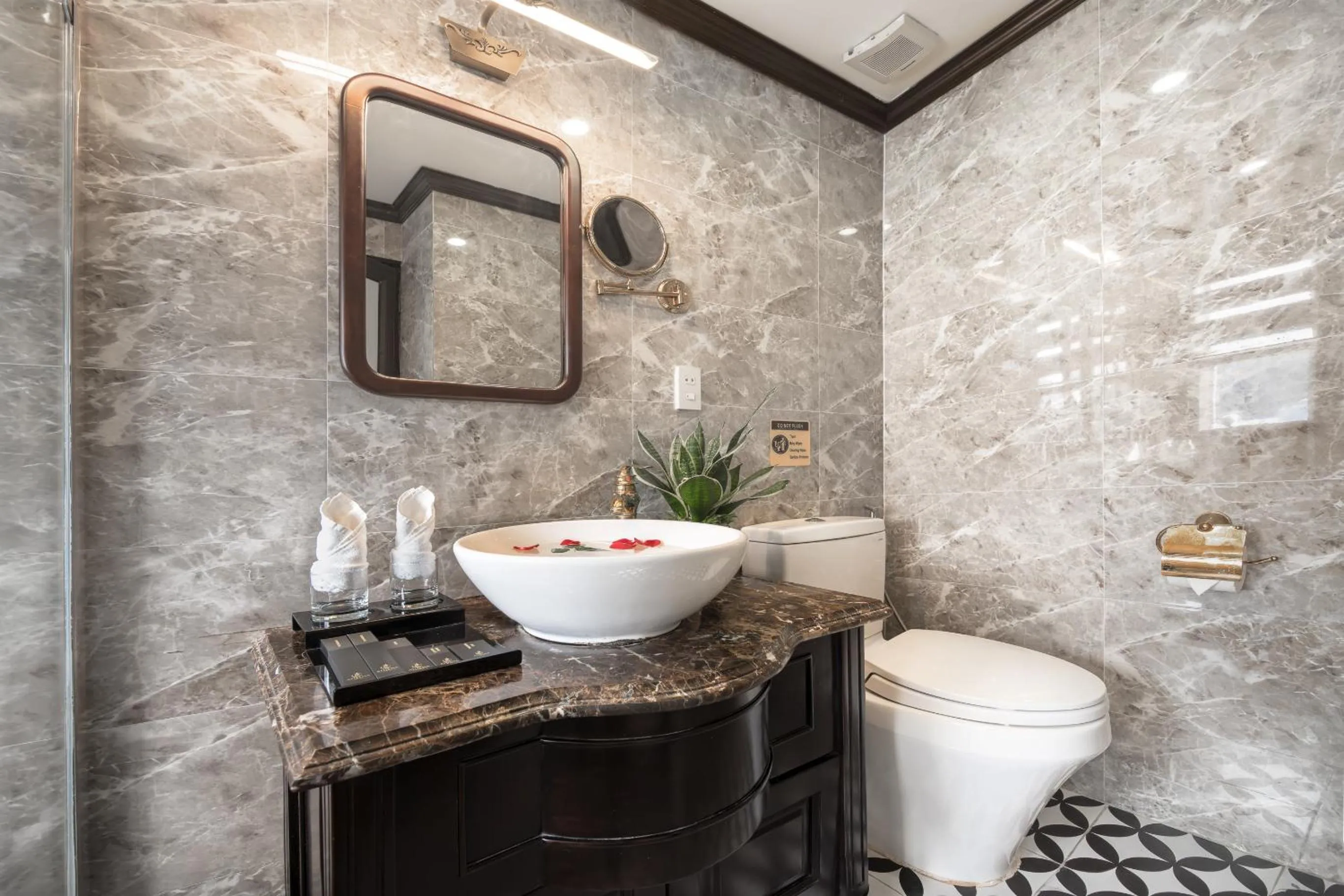 Bathroom in Athena Royal Cruise - Luxury in Halong Bay