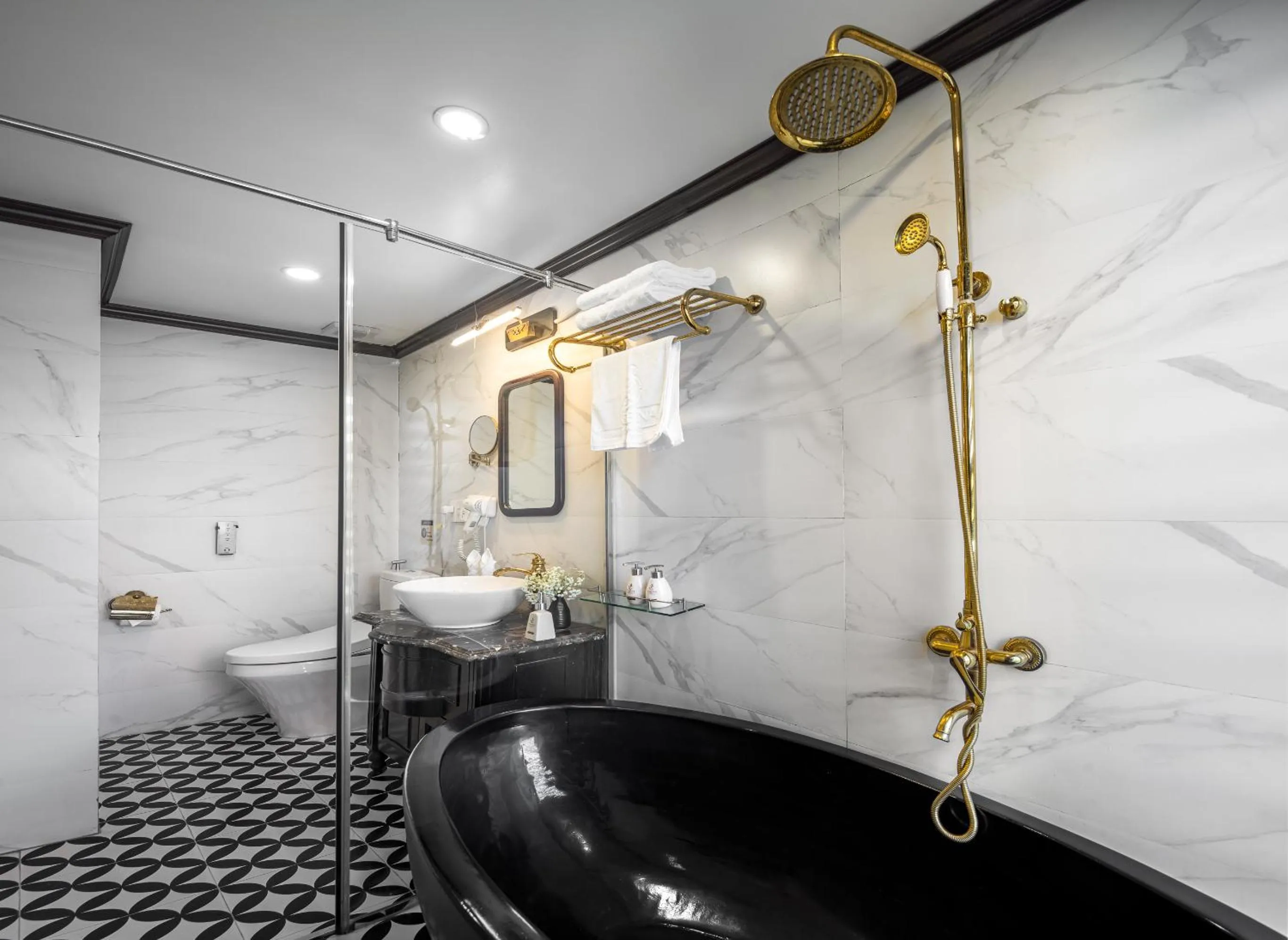 Bathroom in Athena Royal Cruise - Luxury in Halong Bay