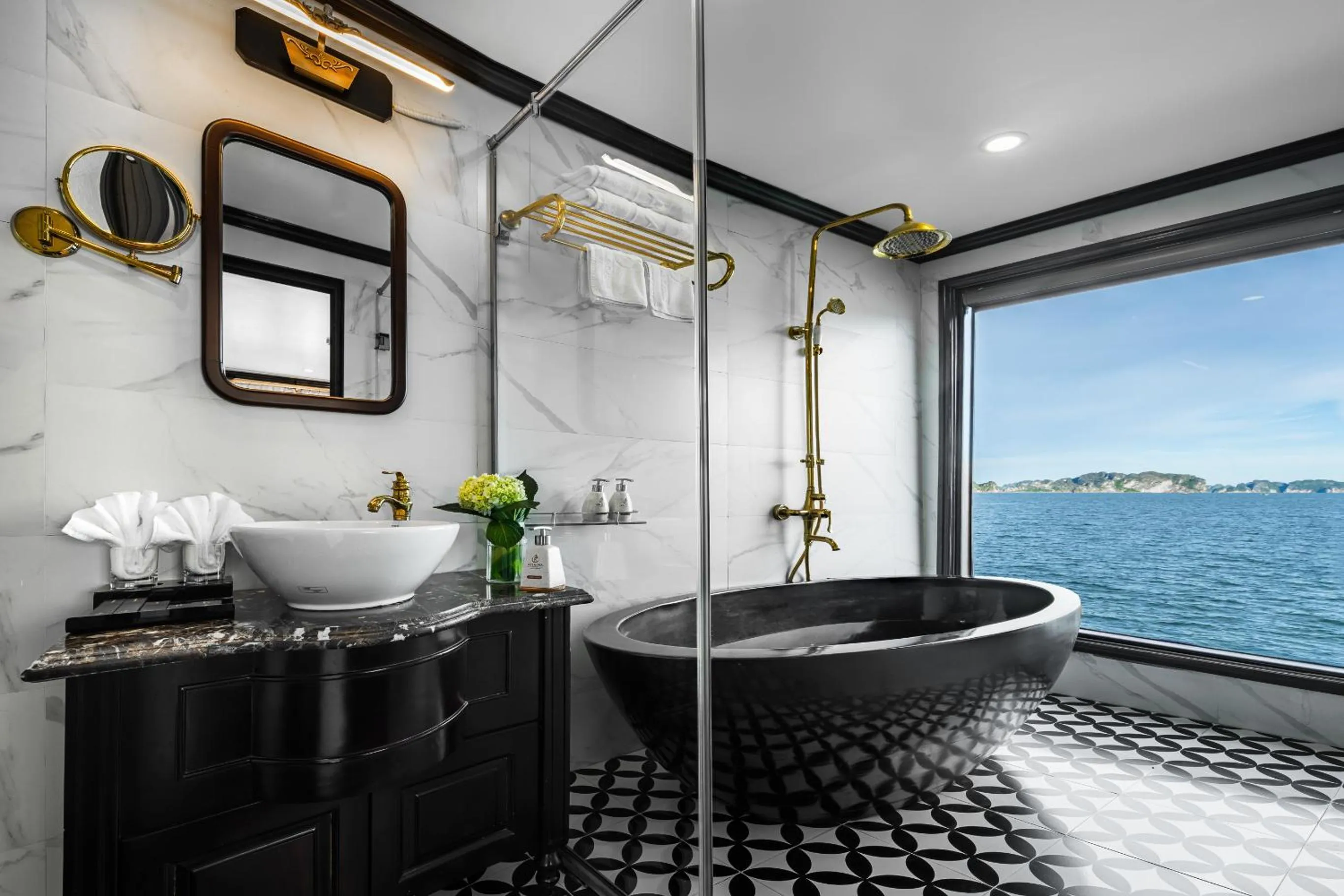 Bathroom in Athena Royal Cruise - Luxury in Halong Bay
