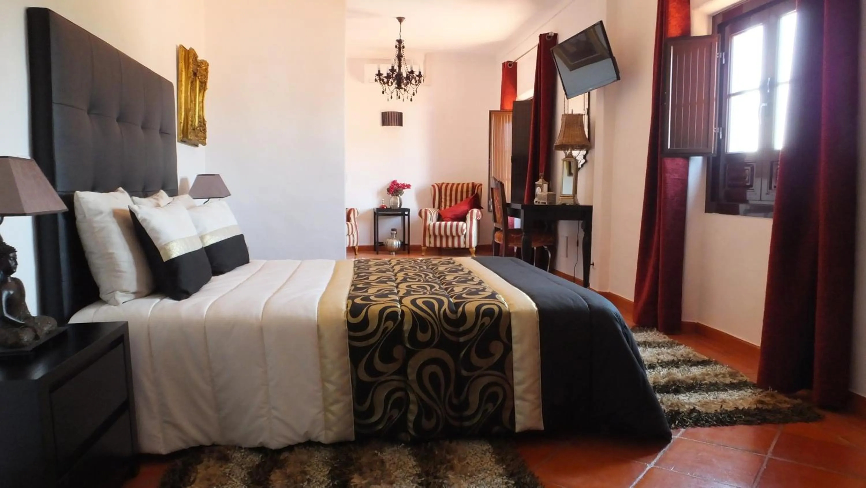 Decorative detail, Bed in Monte Alerta Turismo Rural