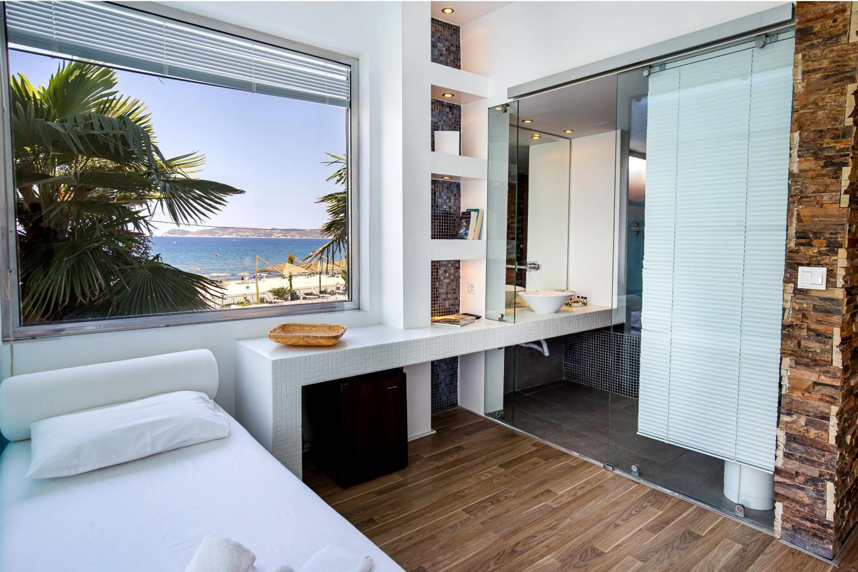 Bathroom in Kamari Beach Hotel