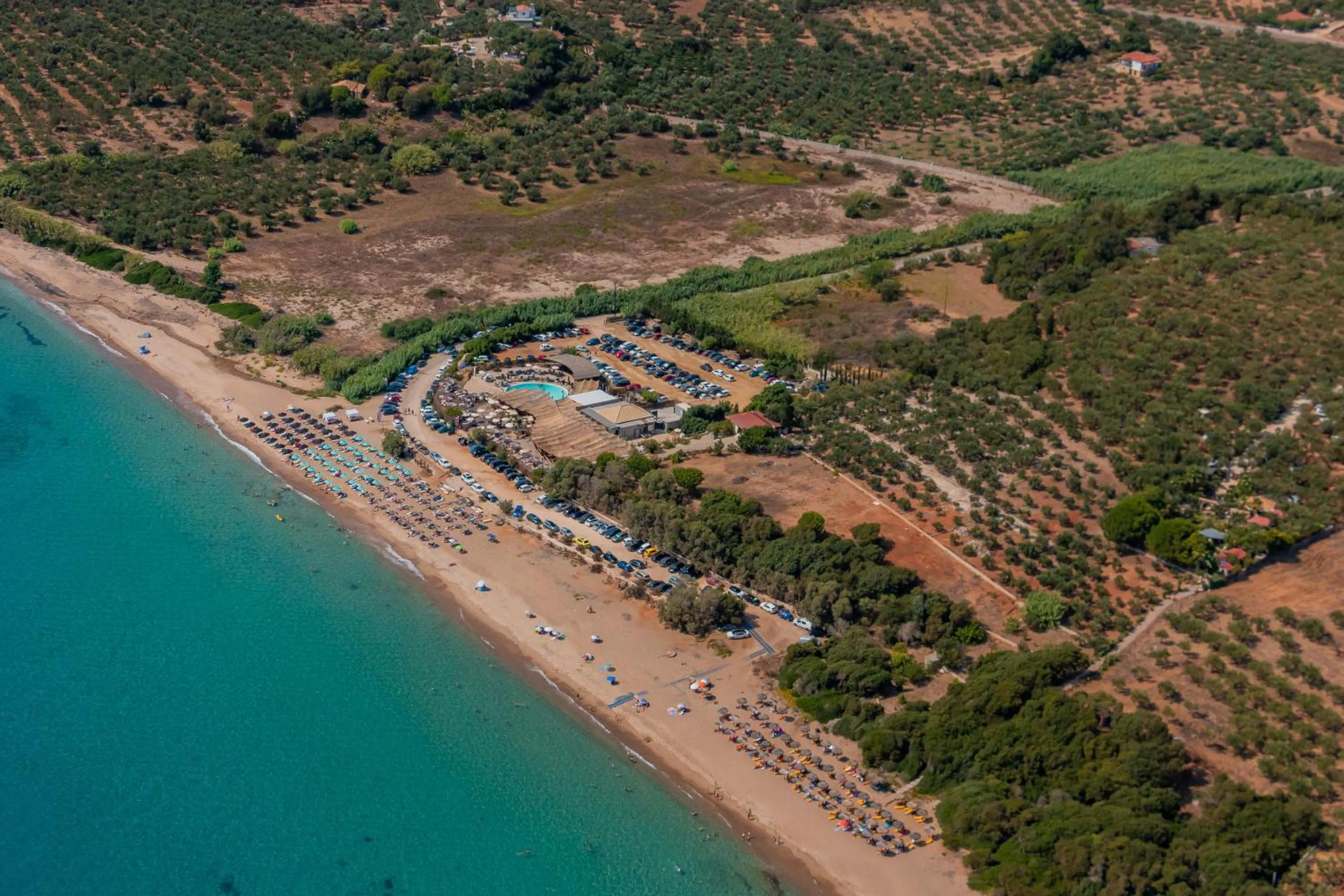Beach in Kyparissia Beach Hotel