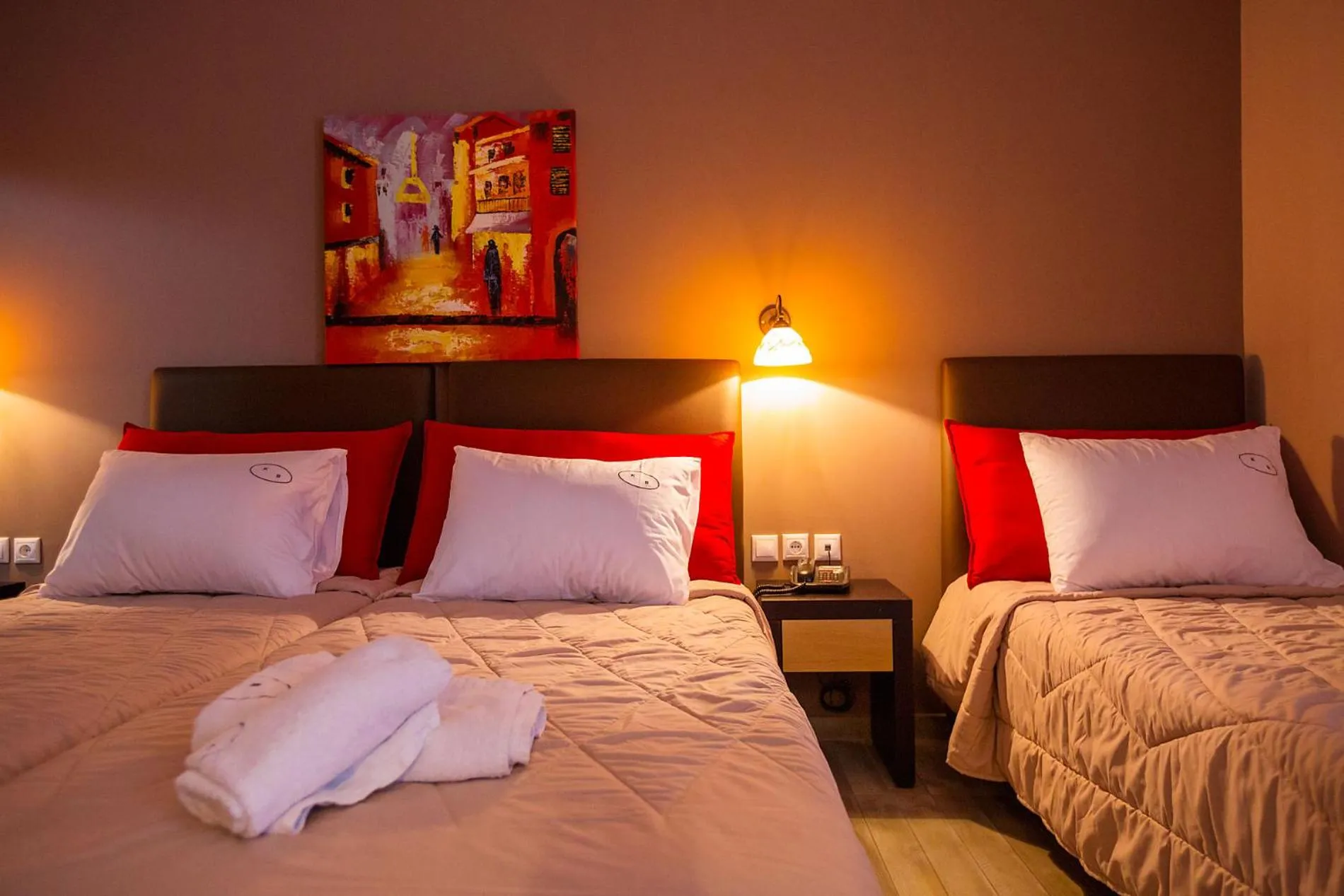 Photo of the whole room, Bed in Kyparissia Beach Hotel