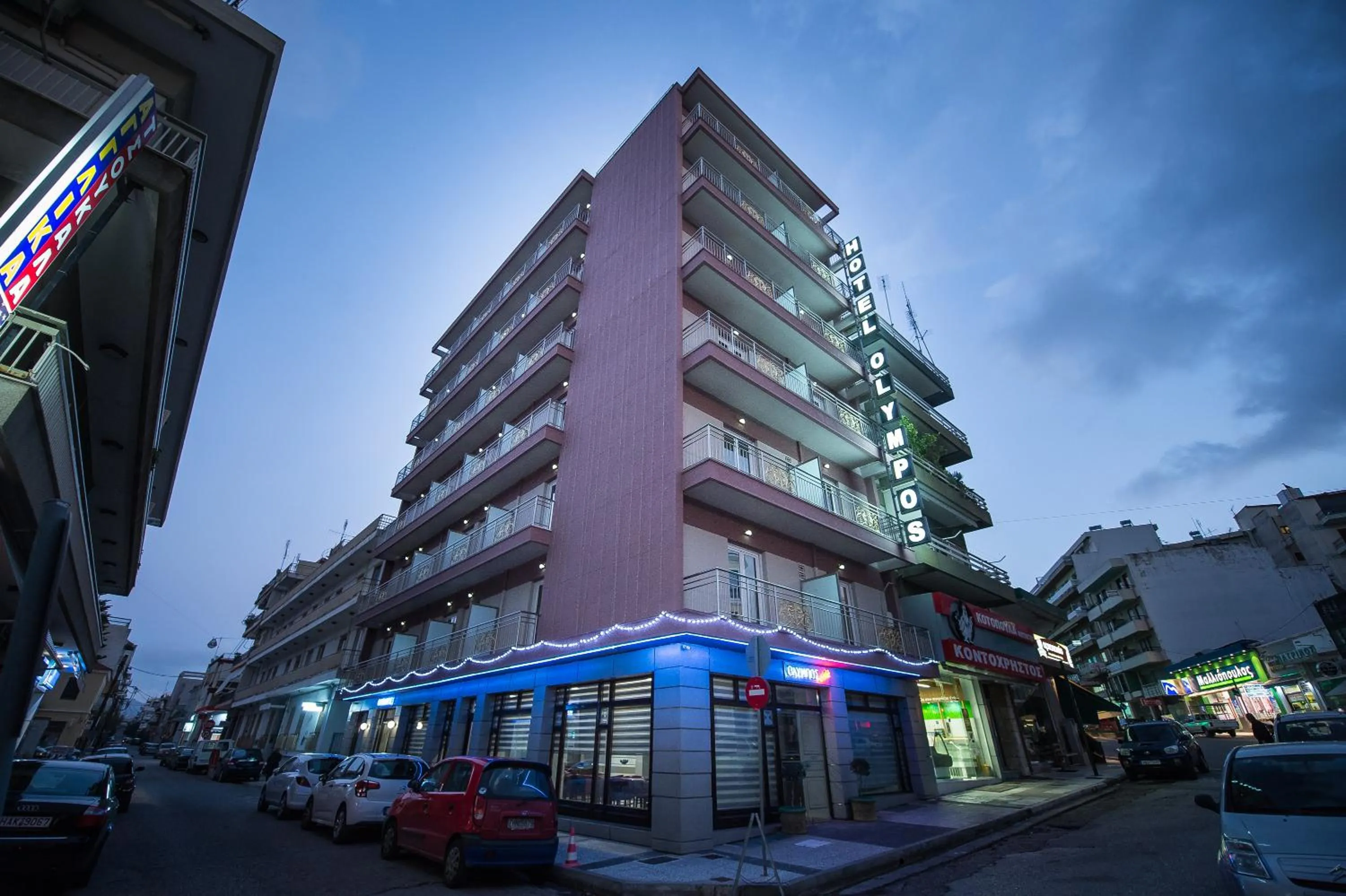 Property building in Hotel Olympos