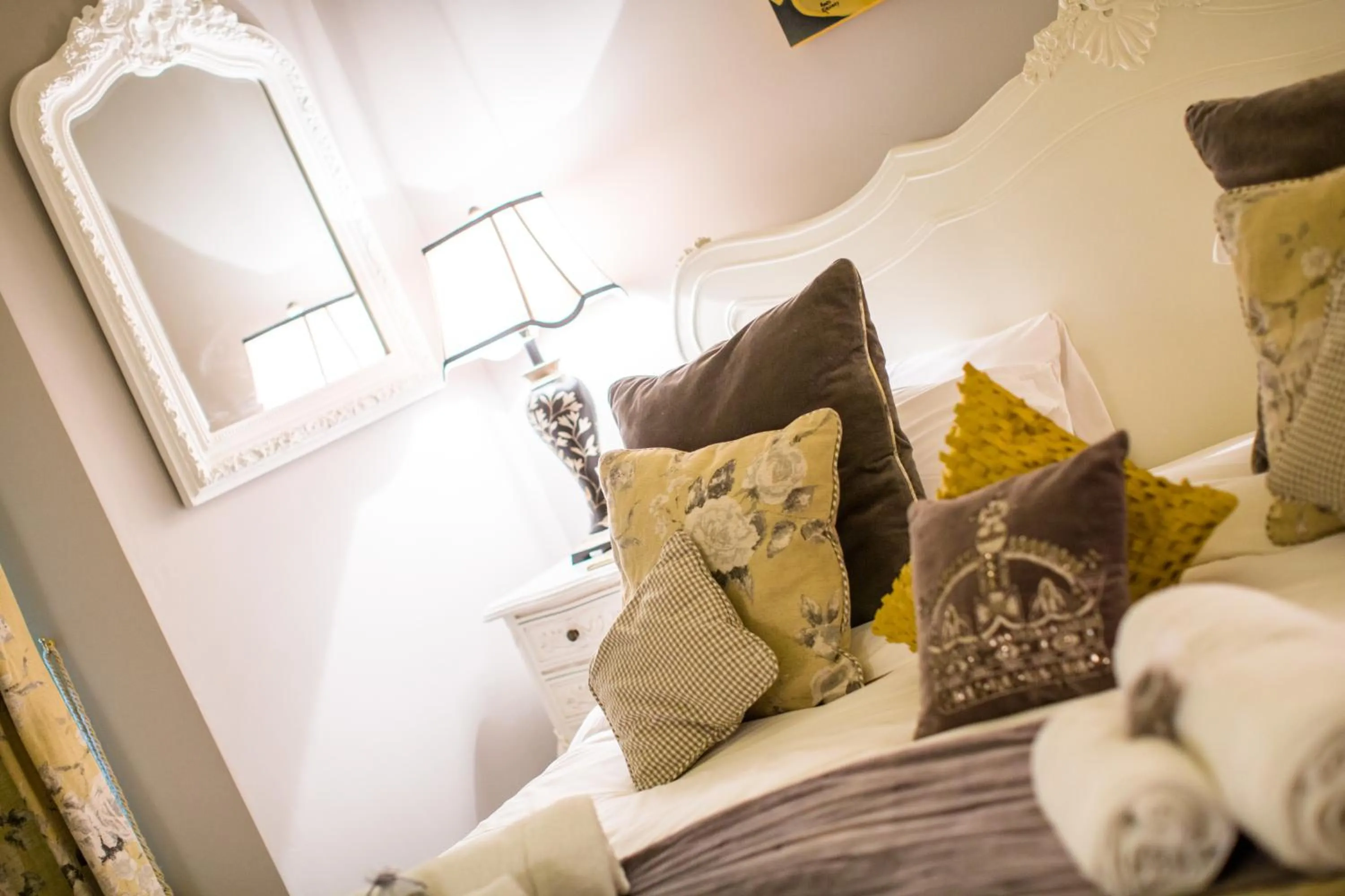 Decorative detail, Bed in Brindleys