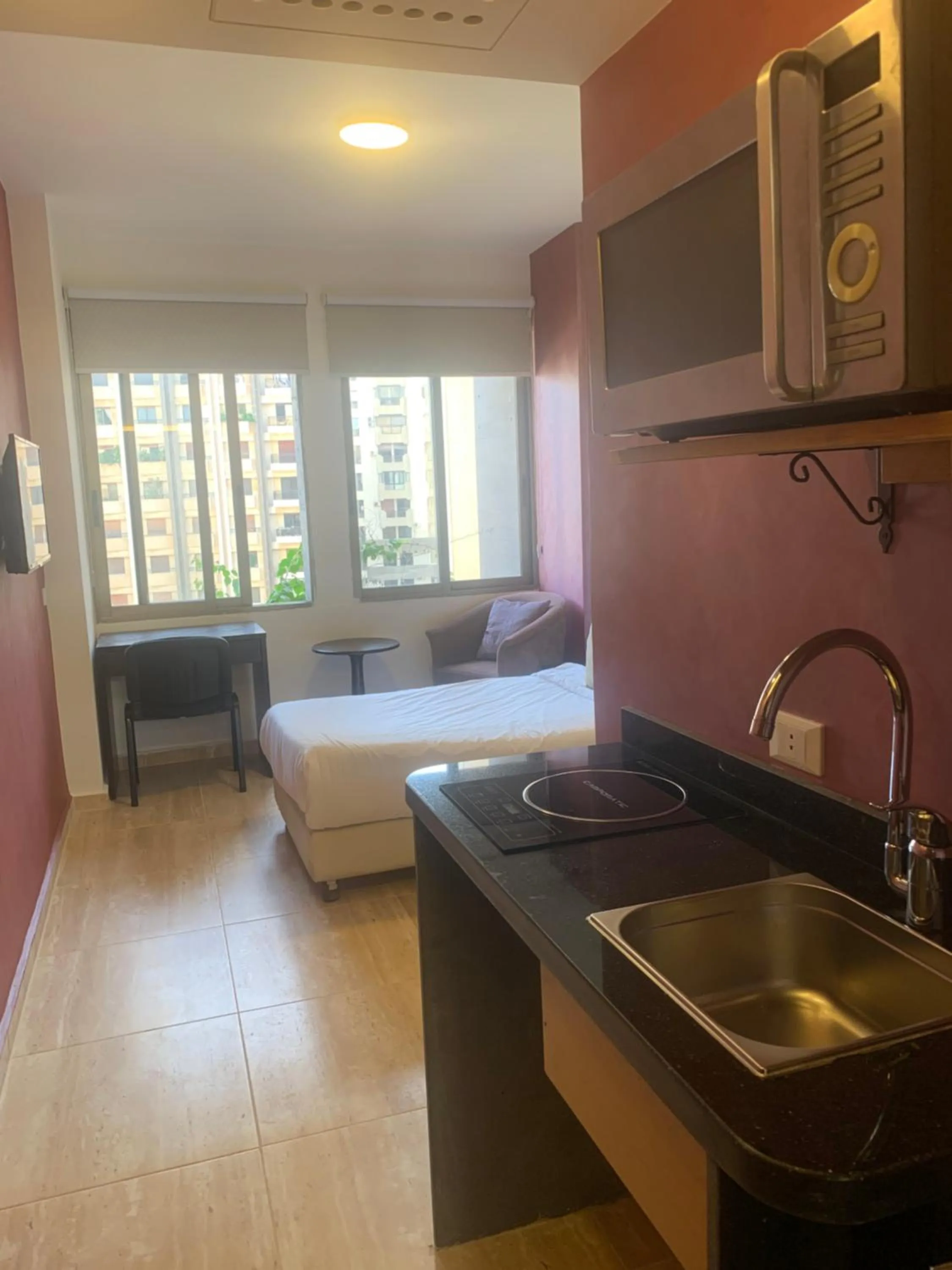 Kitchen or kitchenette in Bliss 3000 Furnished Studios