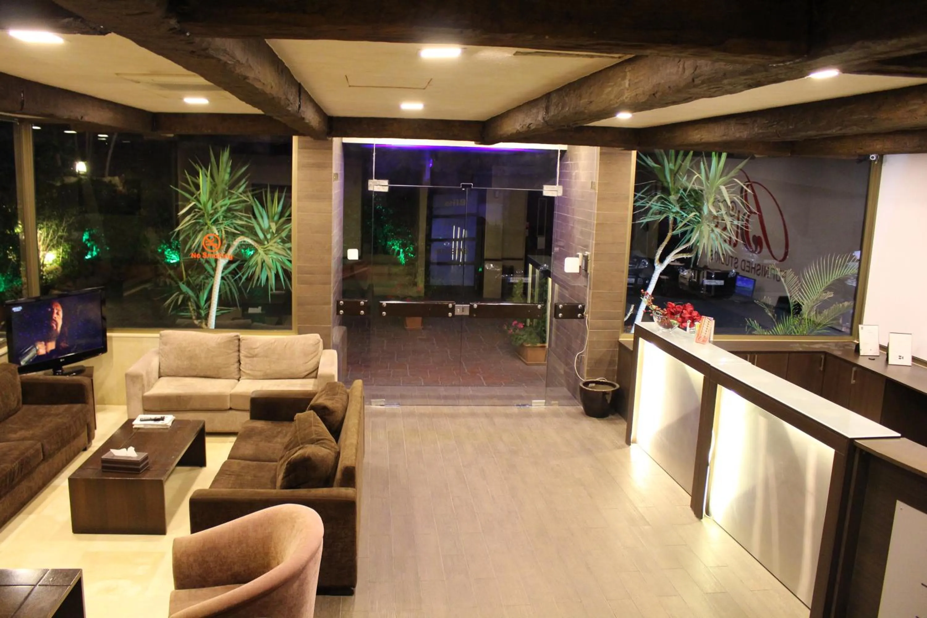 Lobby or reception in Bliss 3000 Furnished Studios