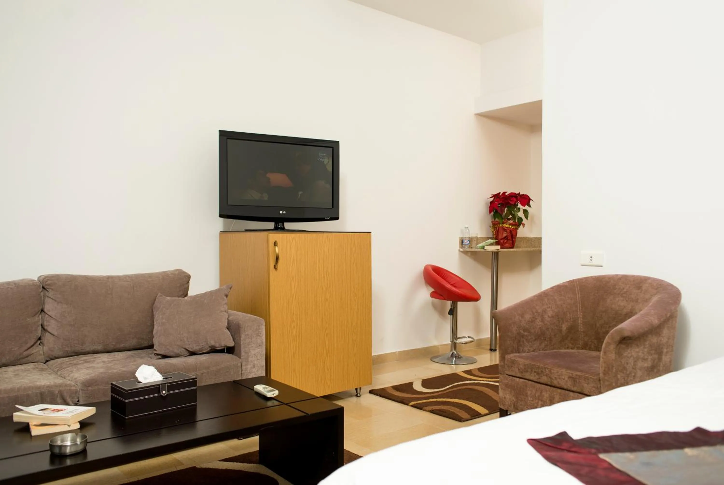 Living room in Bliss 3000 Furnished Studios