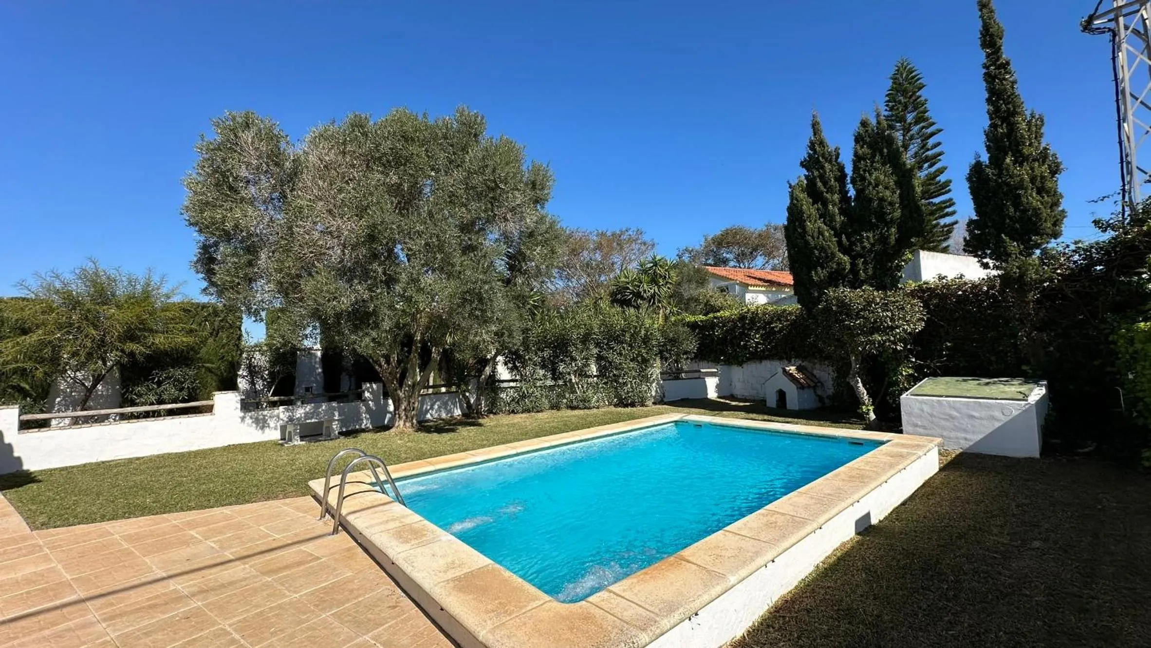 Swimming pool in Vivienda Rural Atlántico Sur & Familias