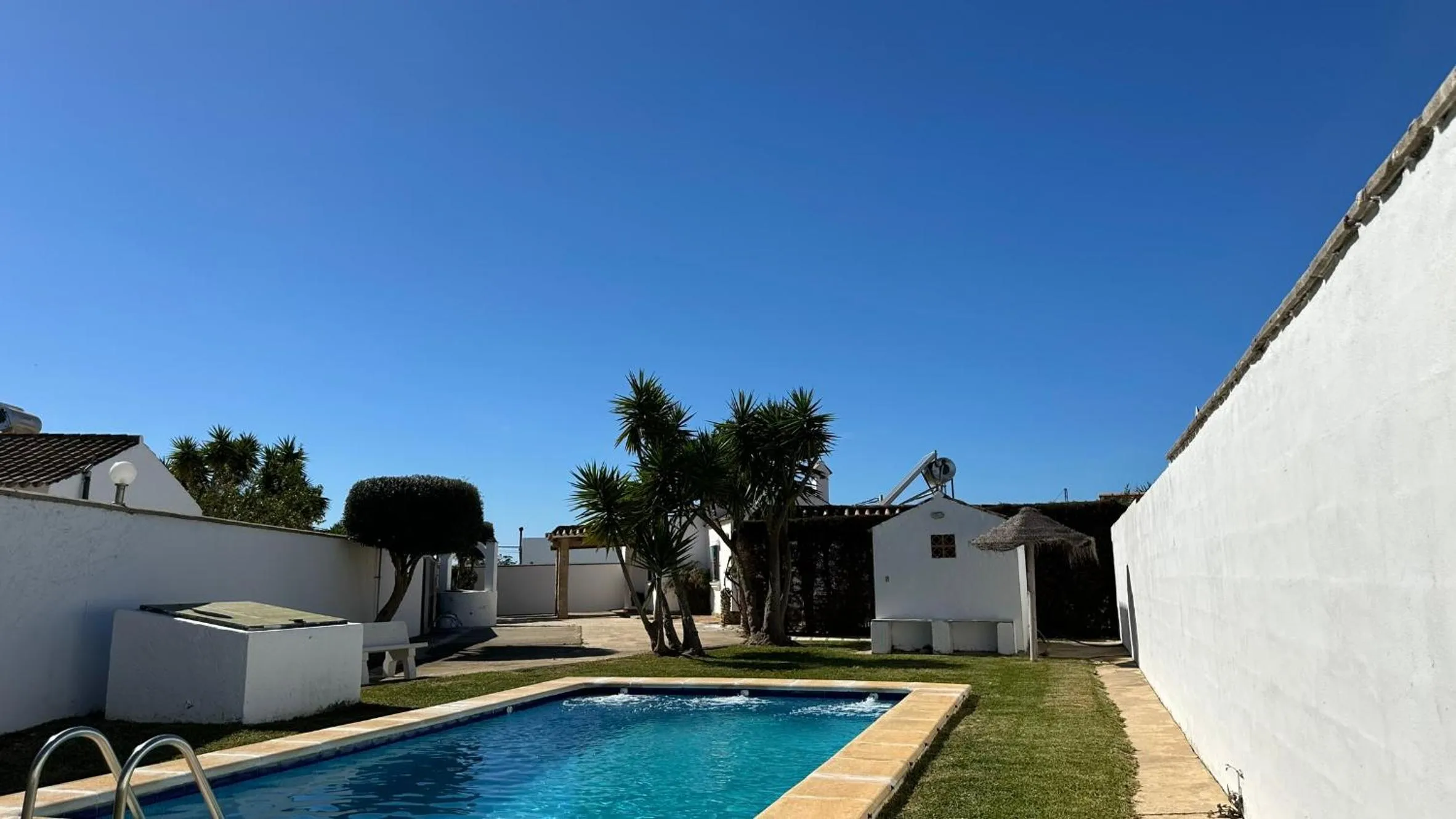 Pool view in Vivienda Rural Atlántico Sur & Familias