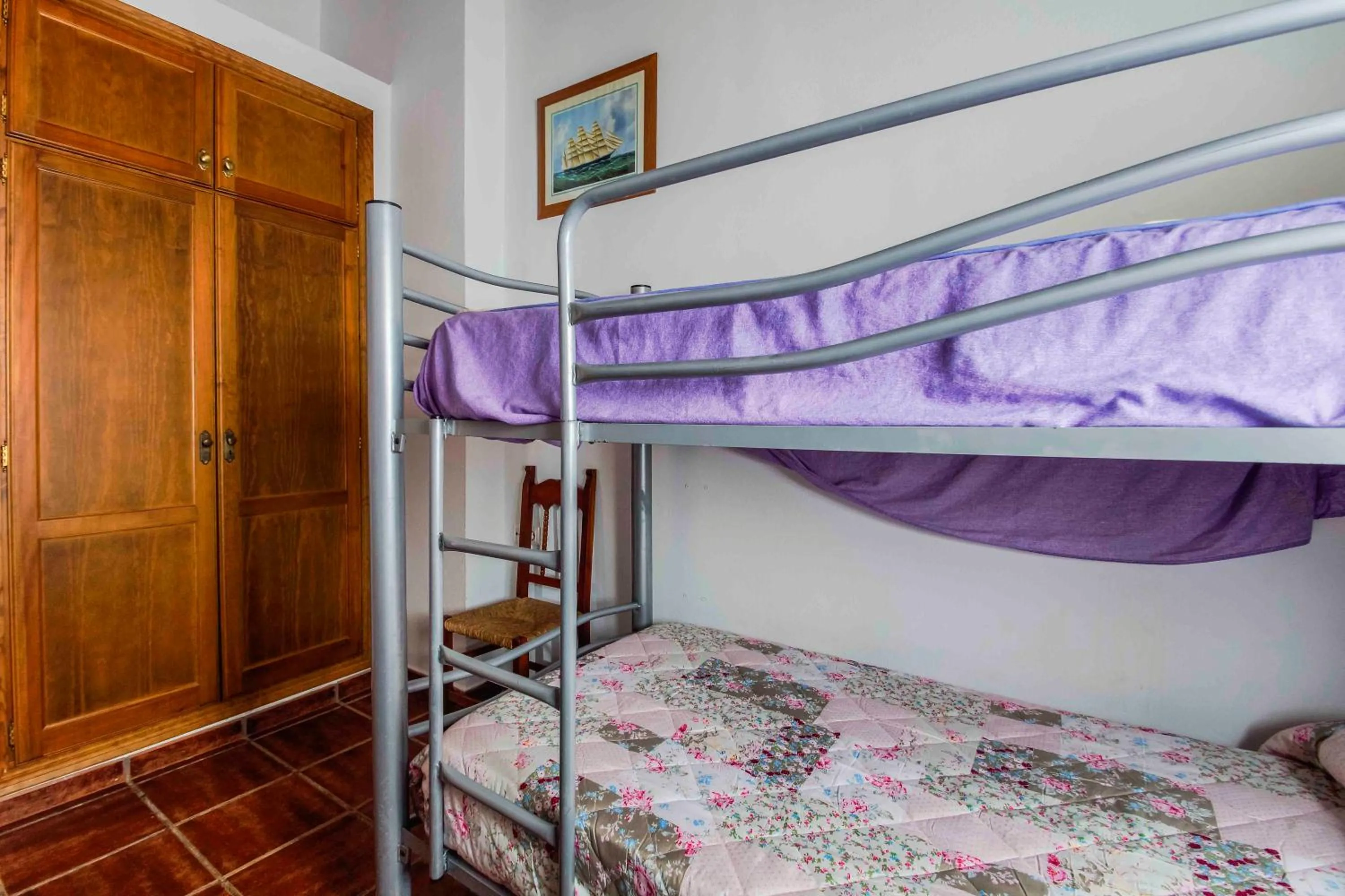 bunk bed, Bed in Vivienda Rural Atlántico Sur & Familias