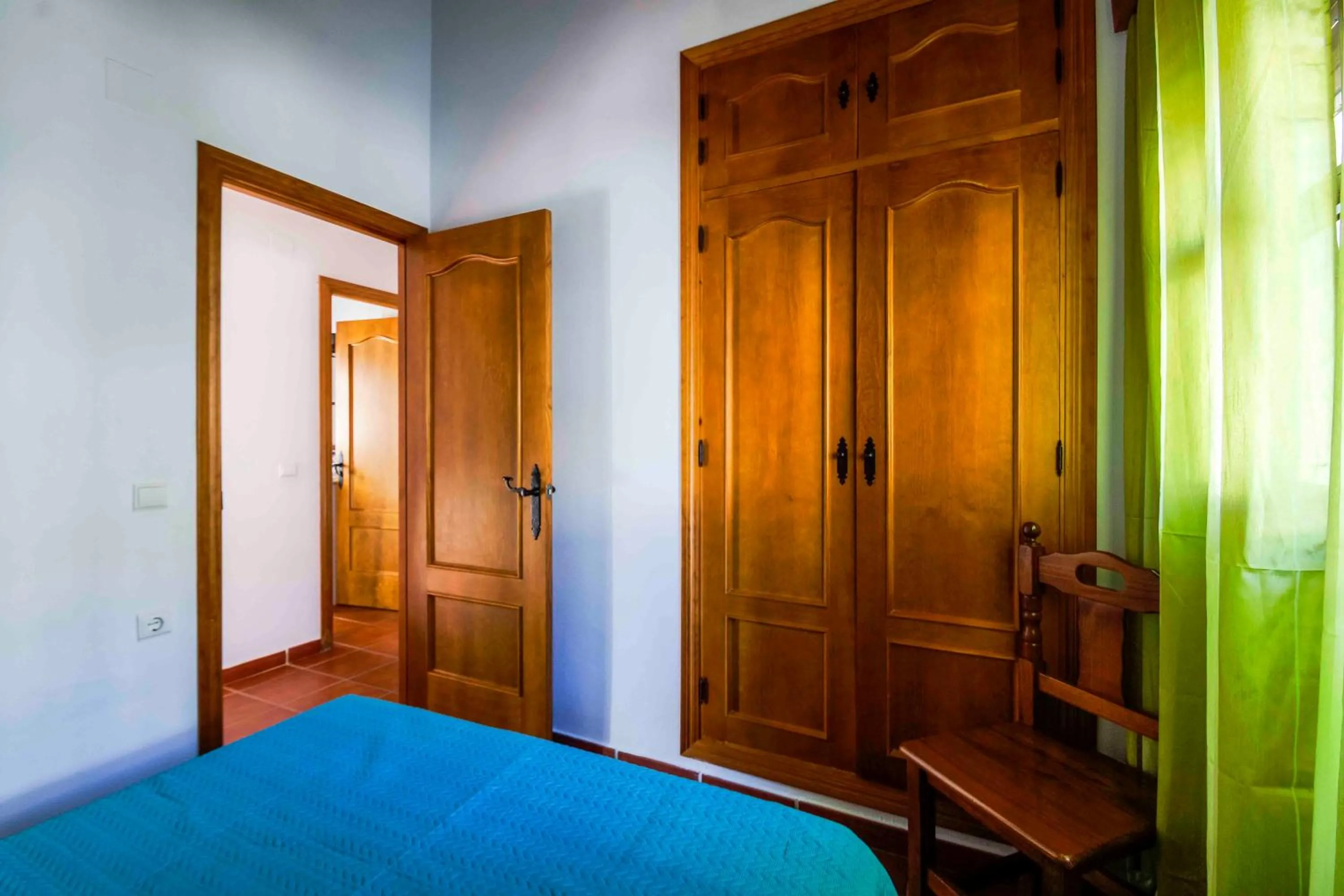 Bed in Vivienda Rural Atlántico Sur & Familias