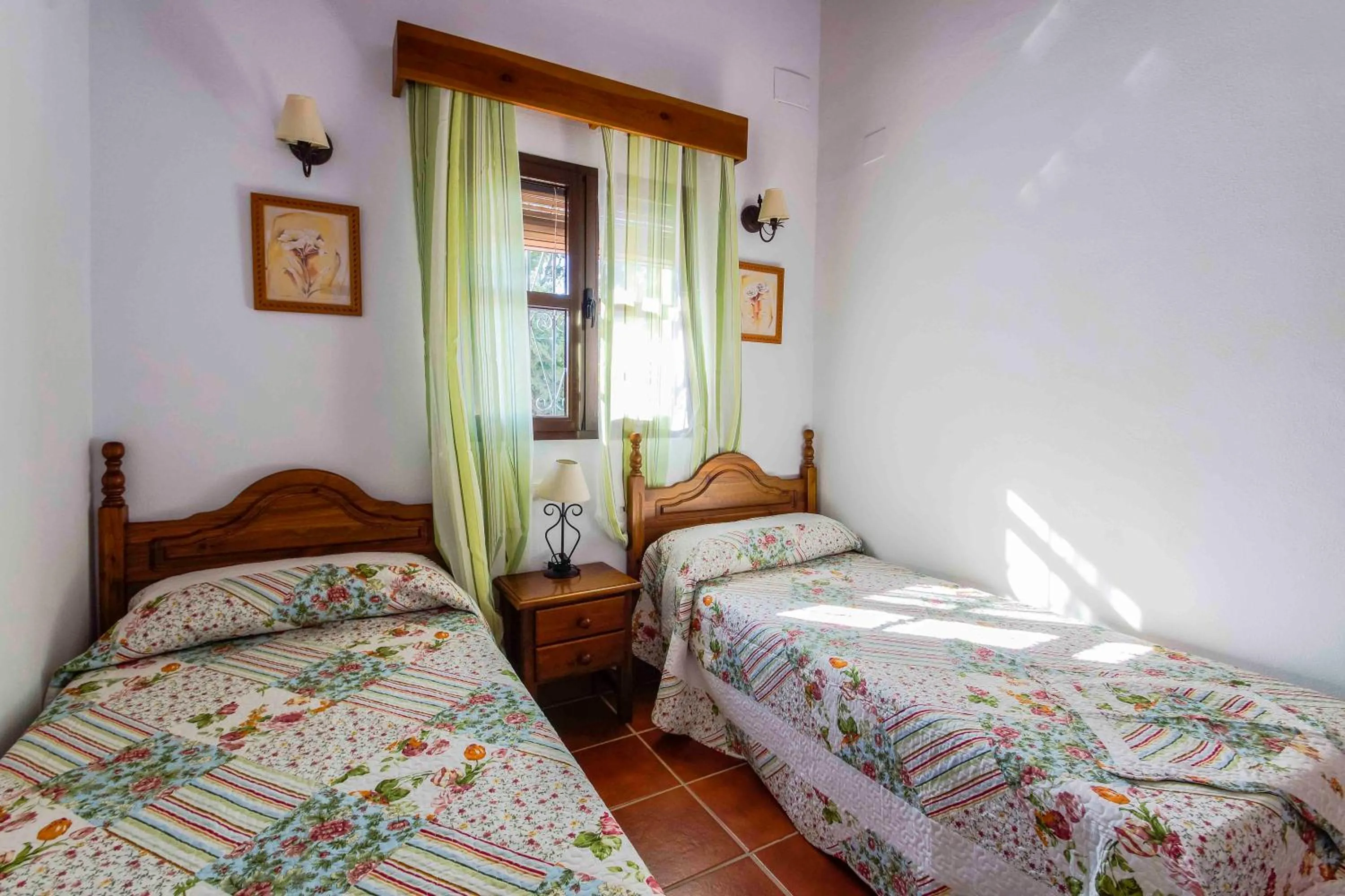 Bed in Vivienda Rural Atlántico Sur & Familias