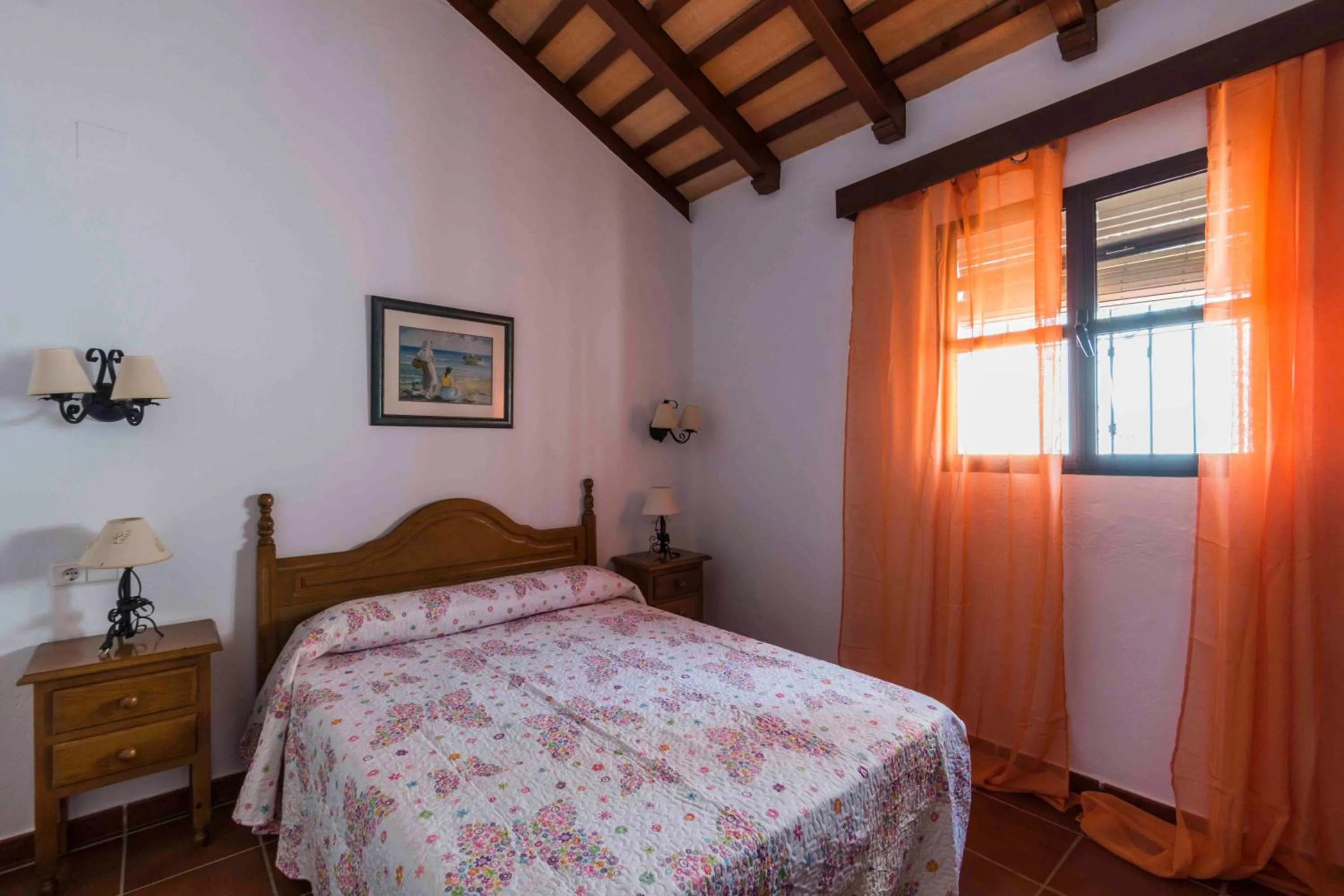 Bed in Vivienda Rural Atlántico Sur & Familias