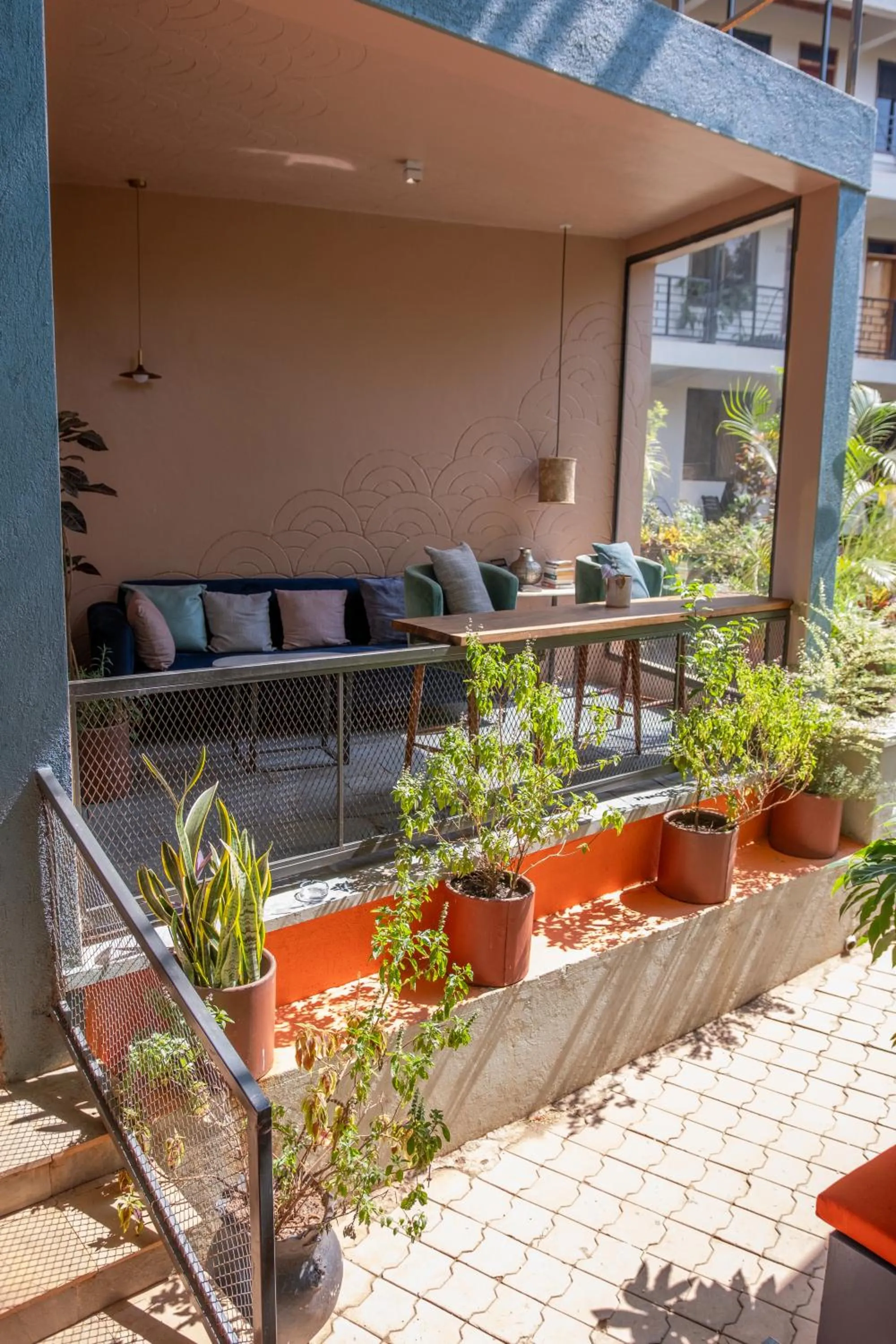 Seating area in Explorers Hub