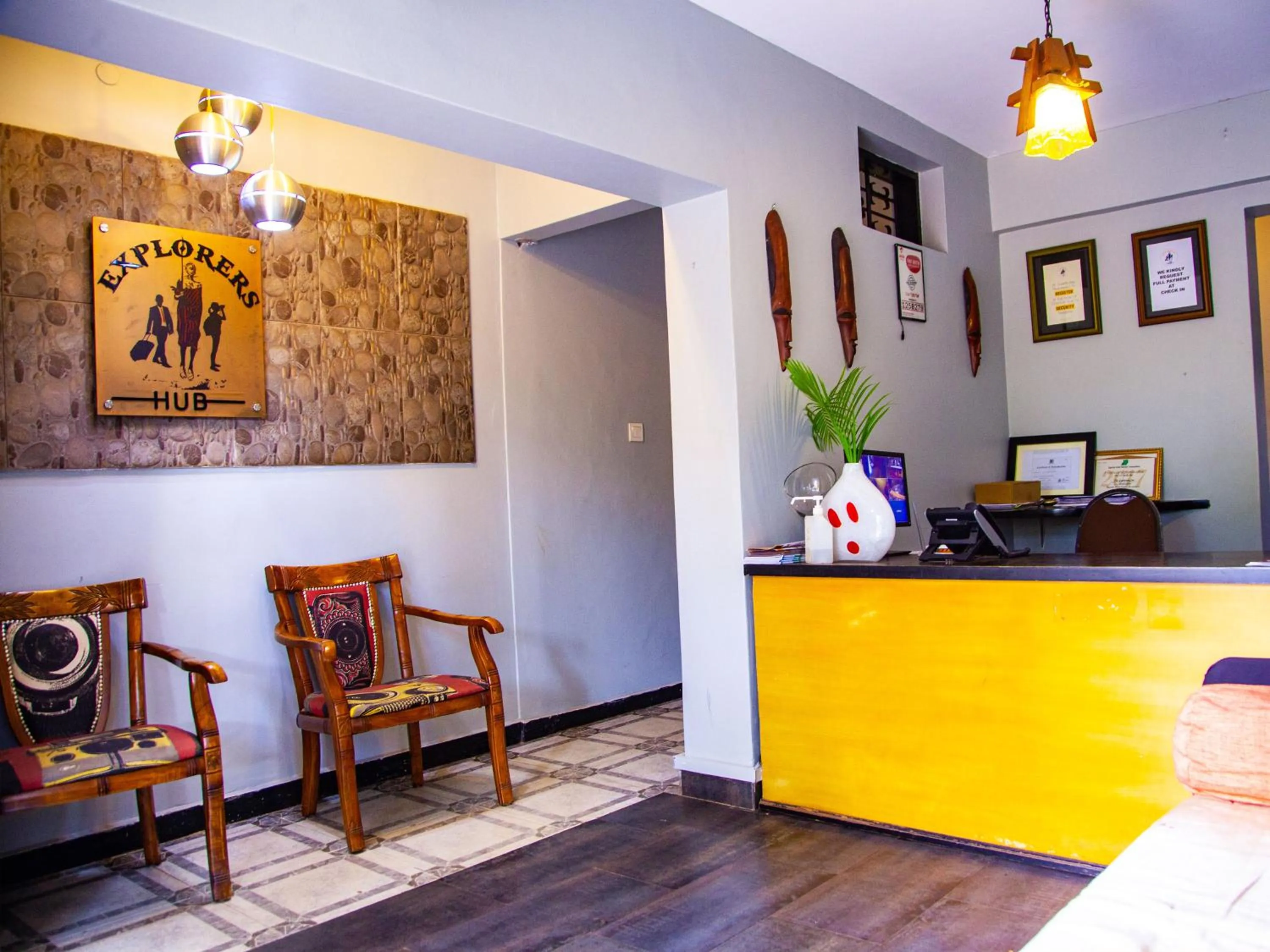 Lobby or reception in Explorers Hub