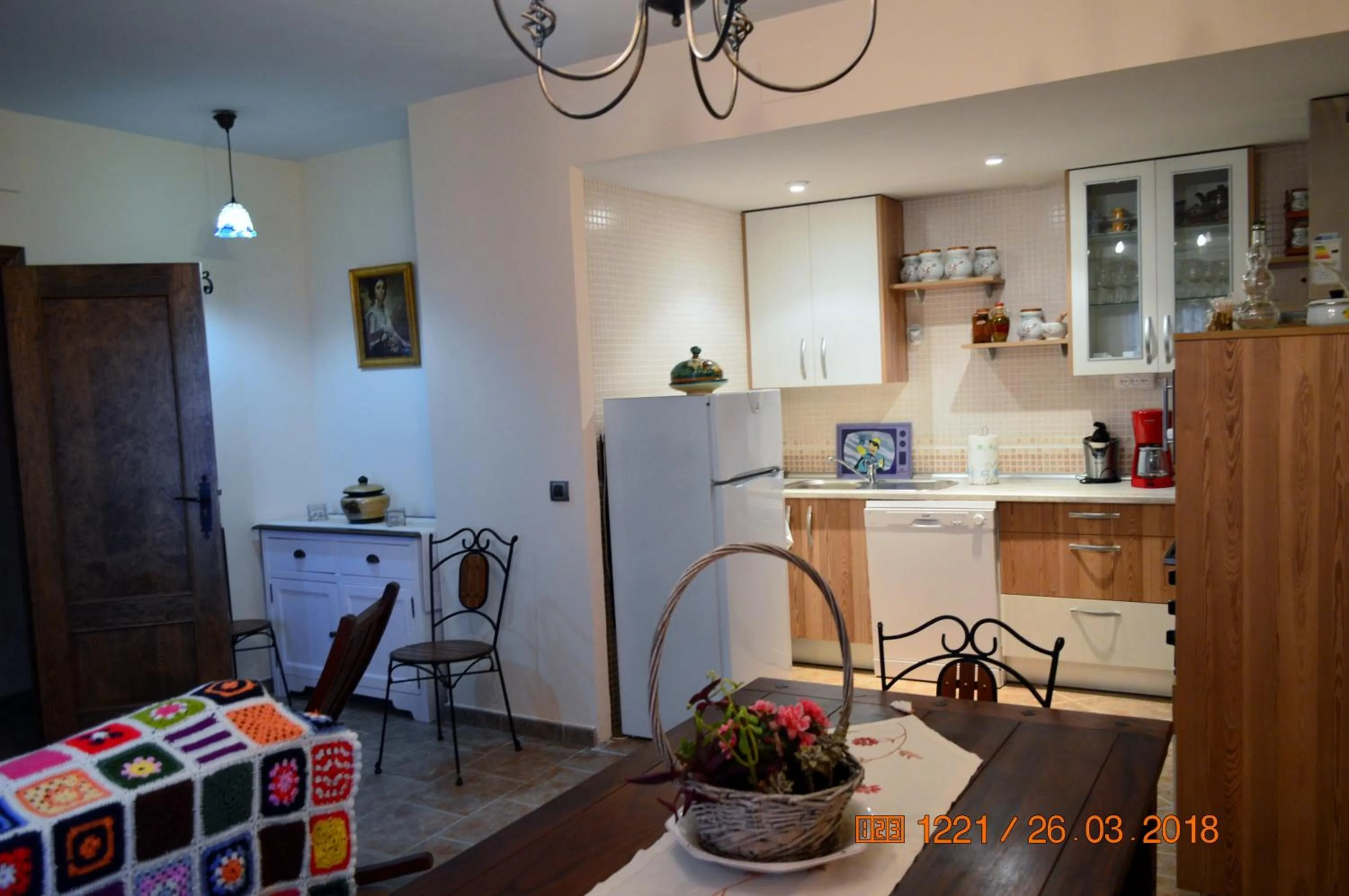 Kitchen or kitchenette in Posada La Reja