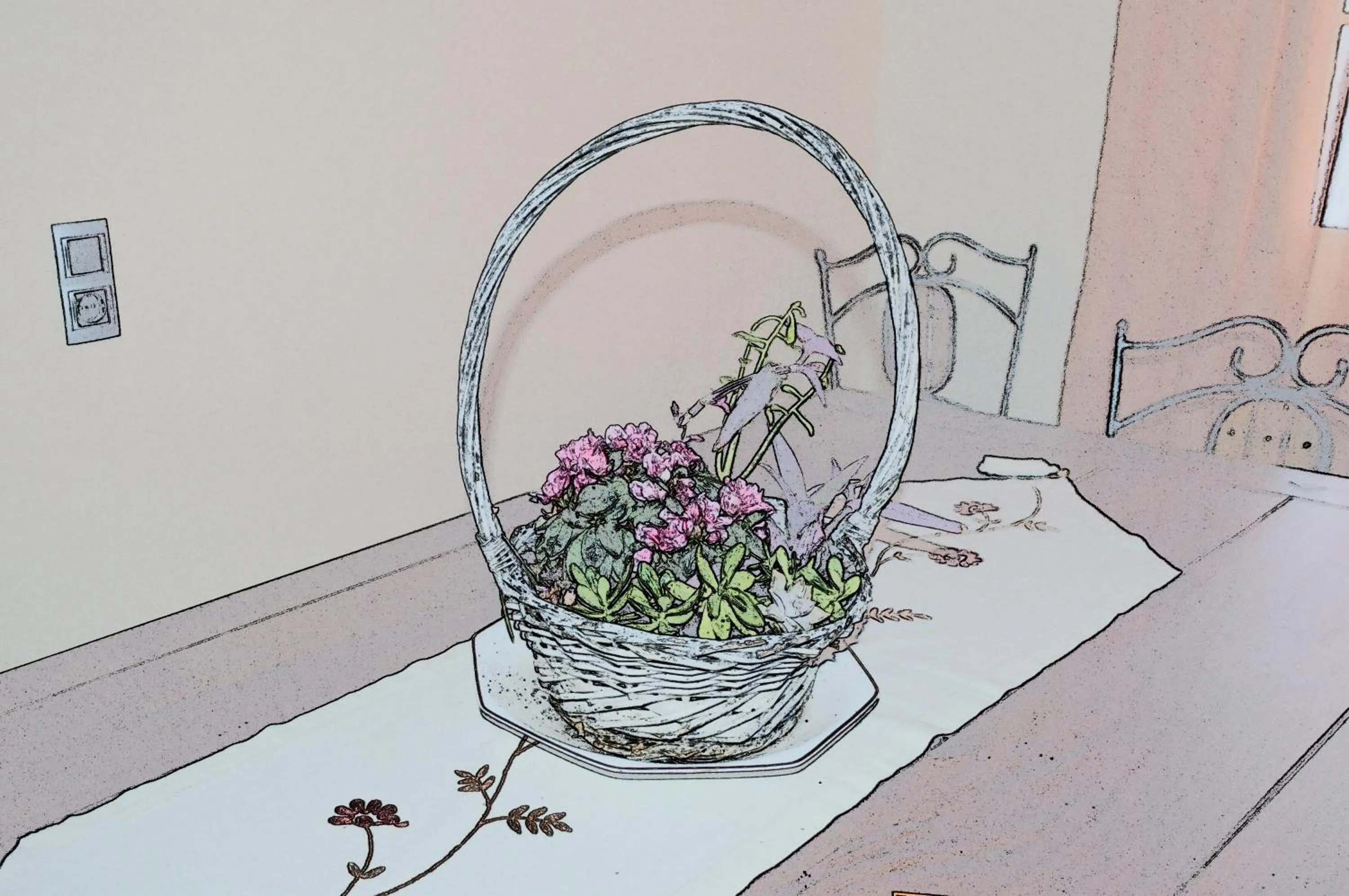 Decorative detail in Posada La Reja