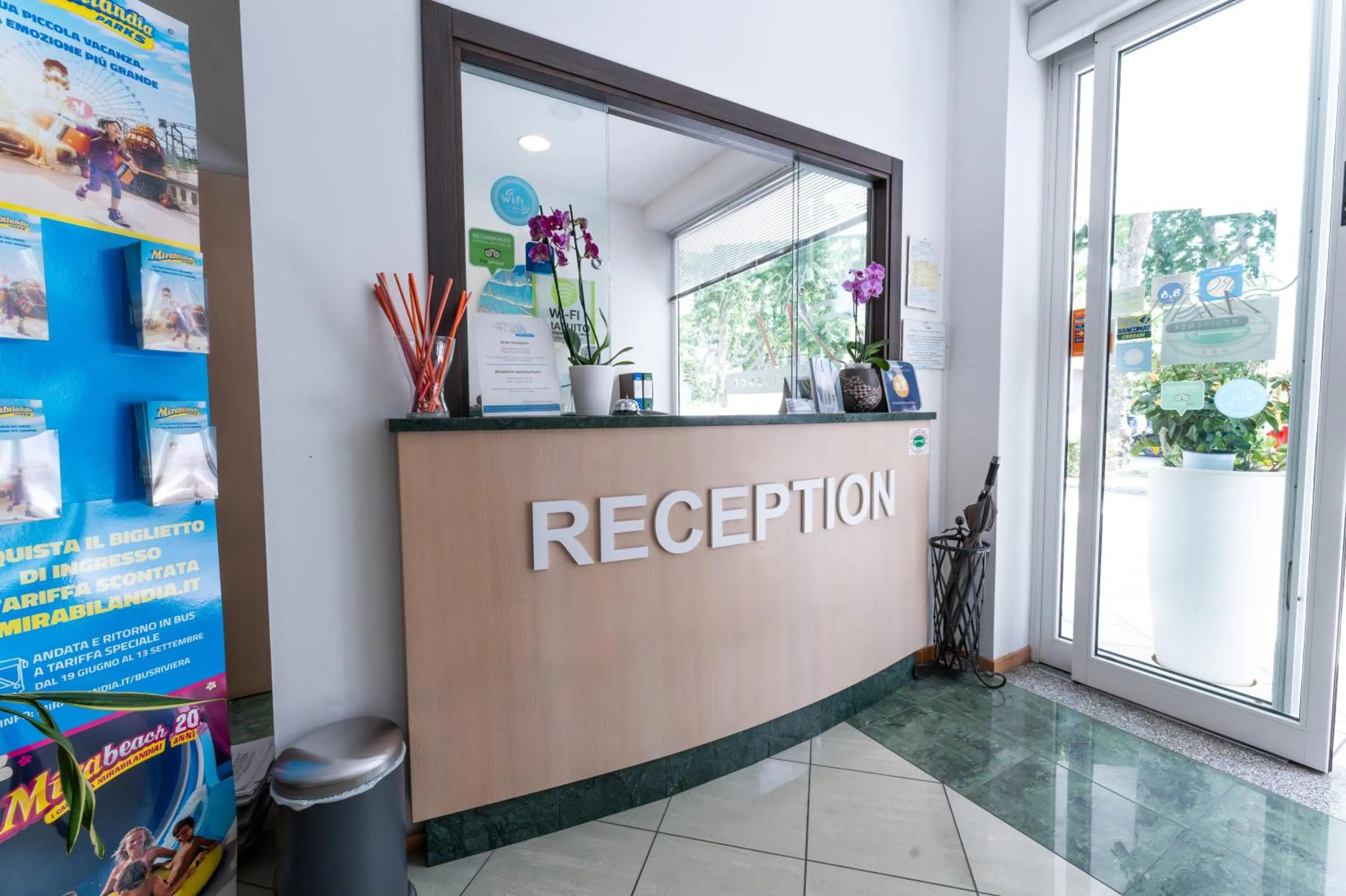 Lobby or reception in Residence Marconi Mare