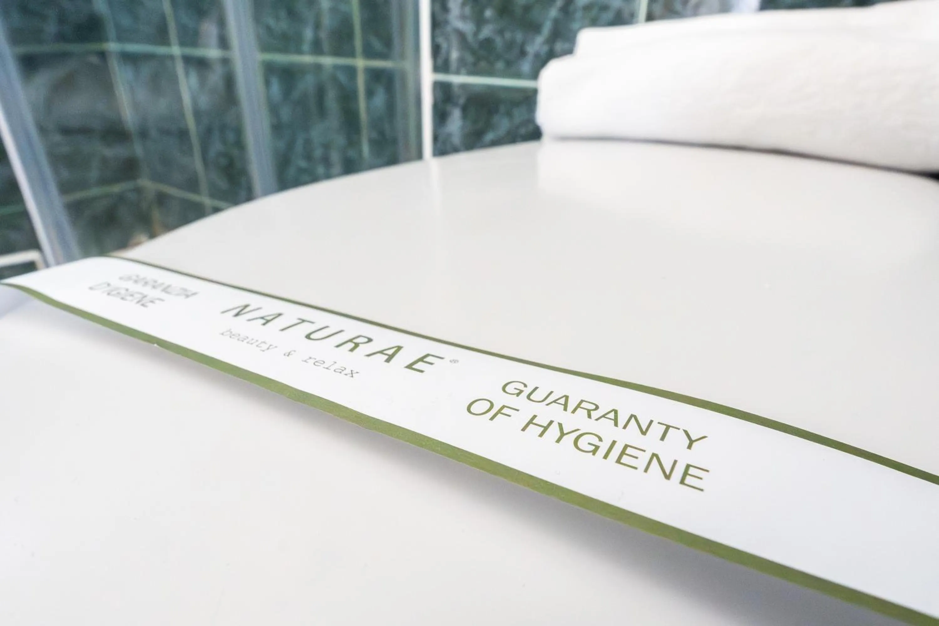 Toilet, Bed in Residence Marconi Mare