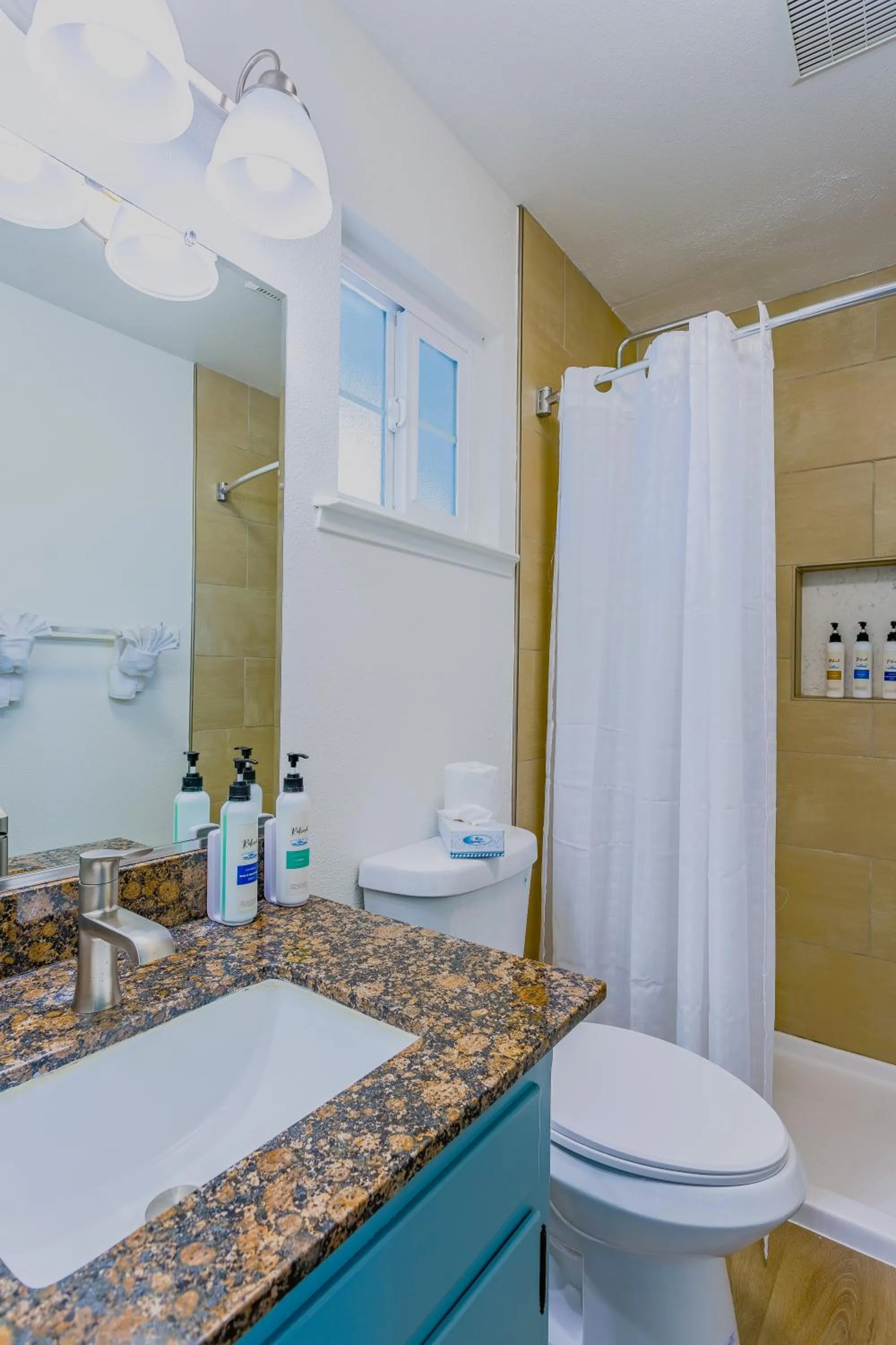 Bathroom in Coastal Breeze Inn