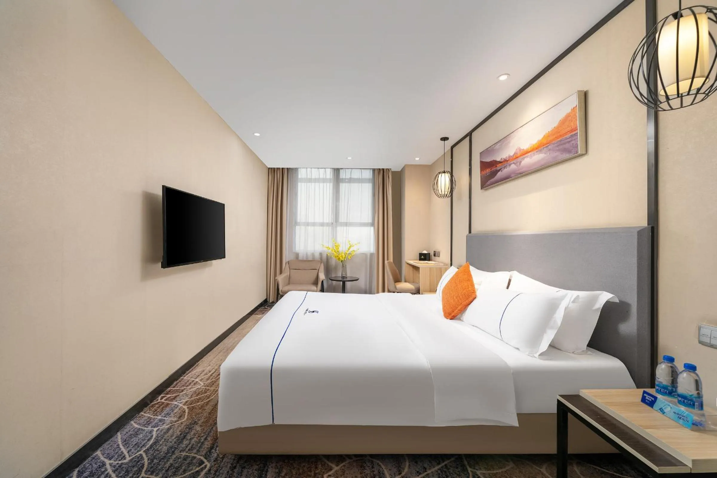 Bed in Guangzhou Homies Hotel