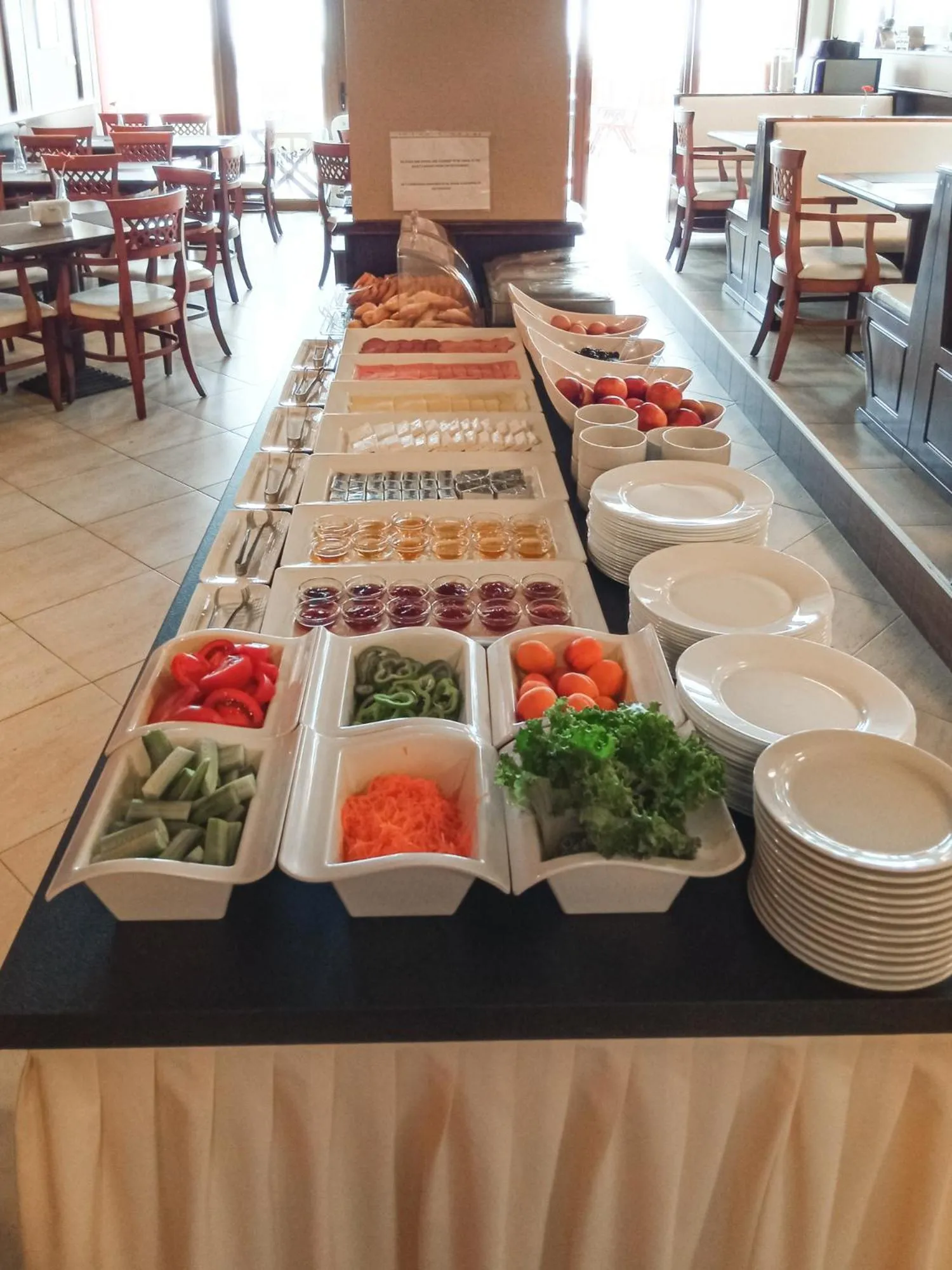 Buffet breakfast in Kalithea Family Hotel