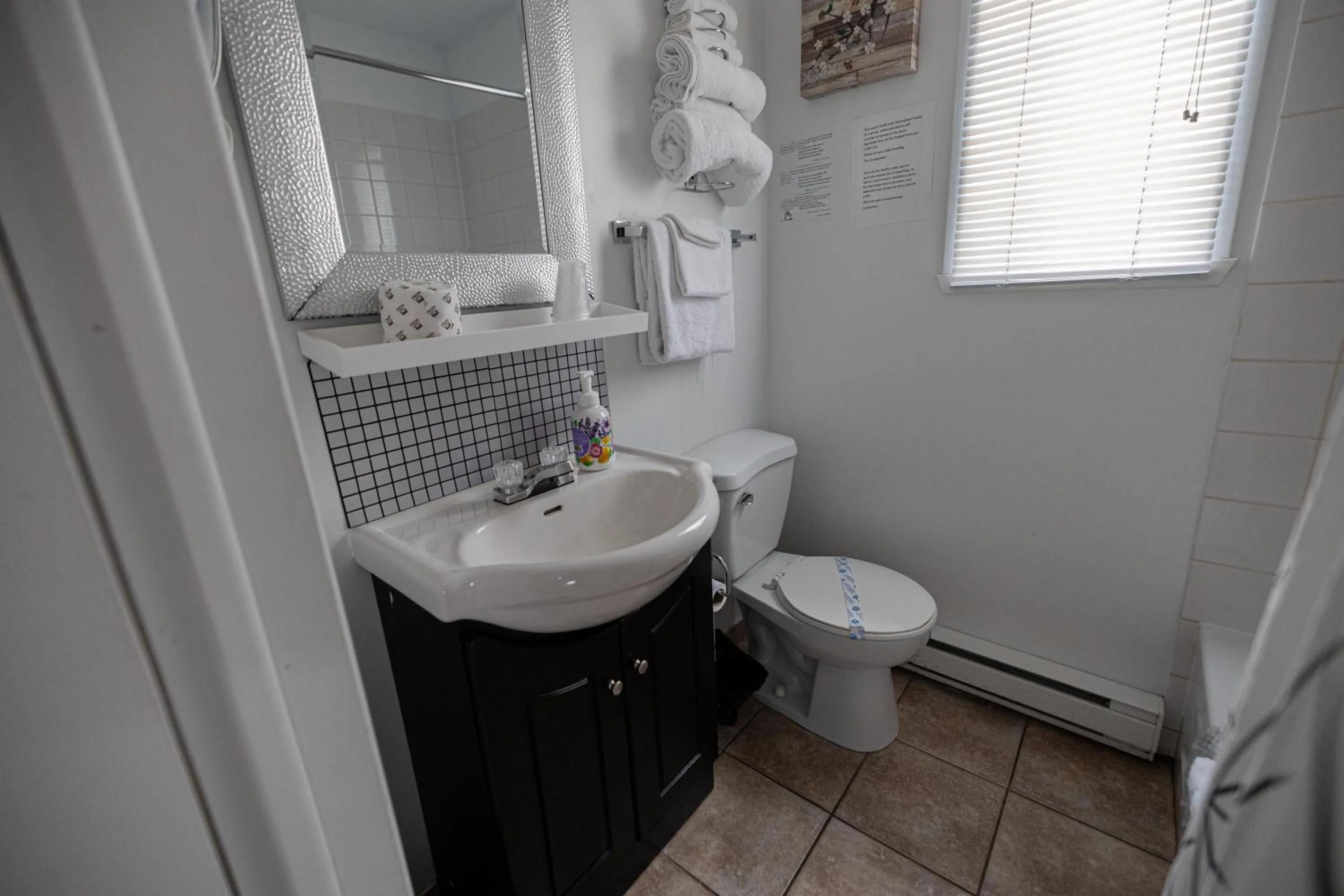 Bathroom in Motel Deblois