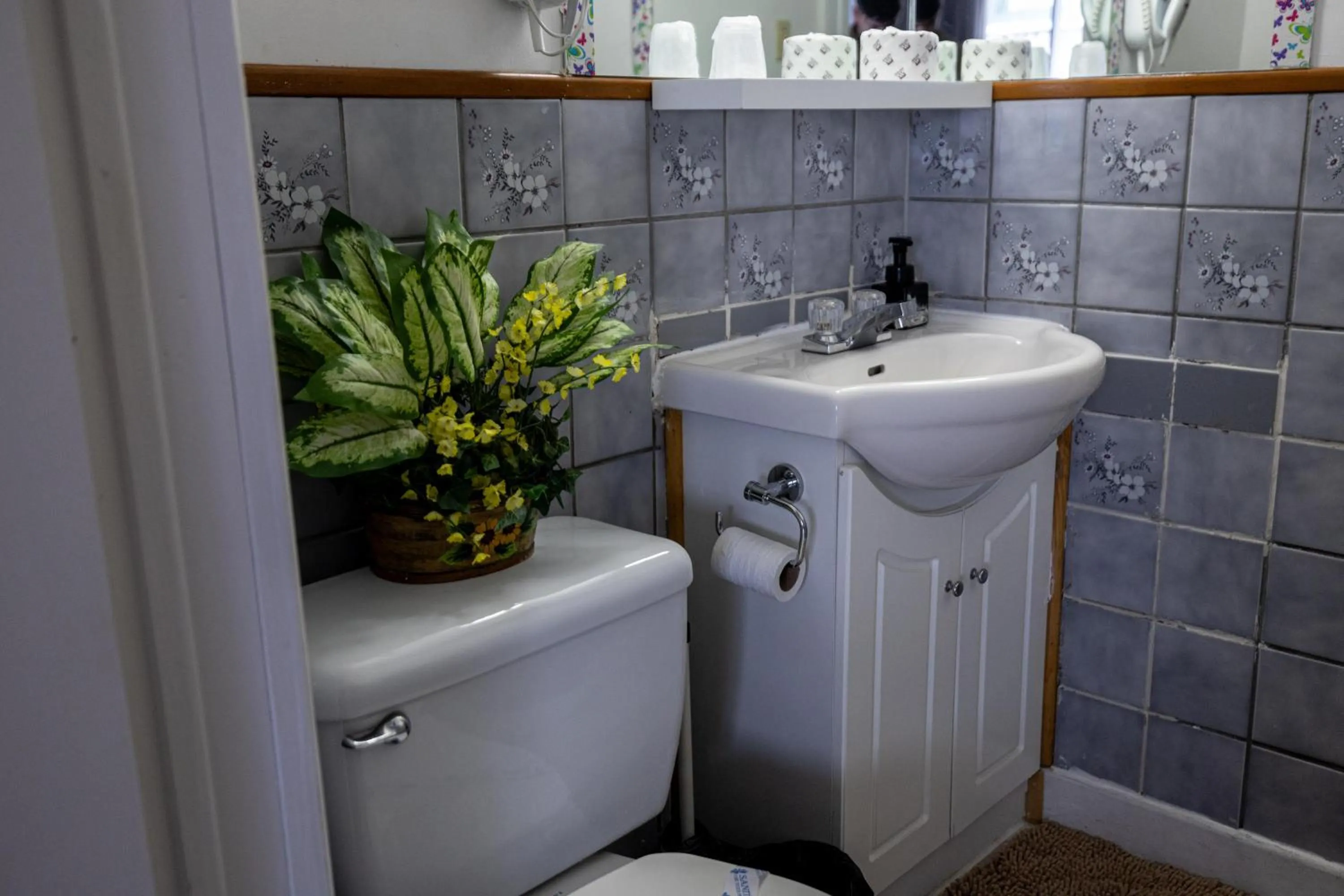 Bathroom in Motel Deblois